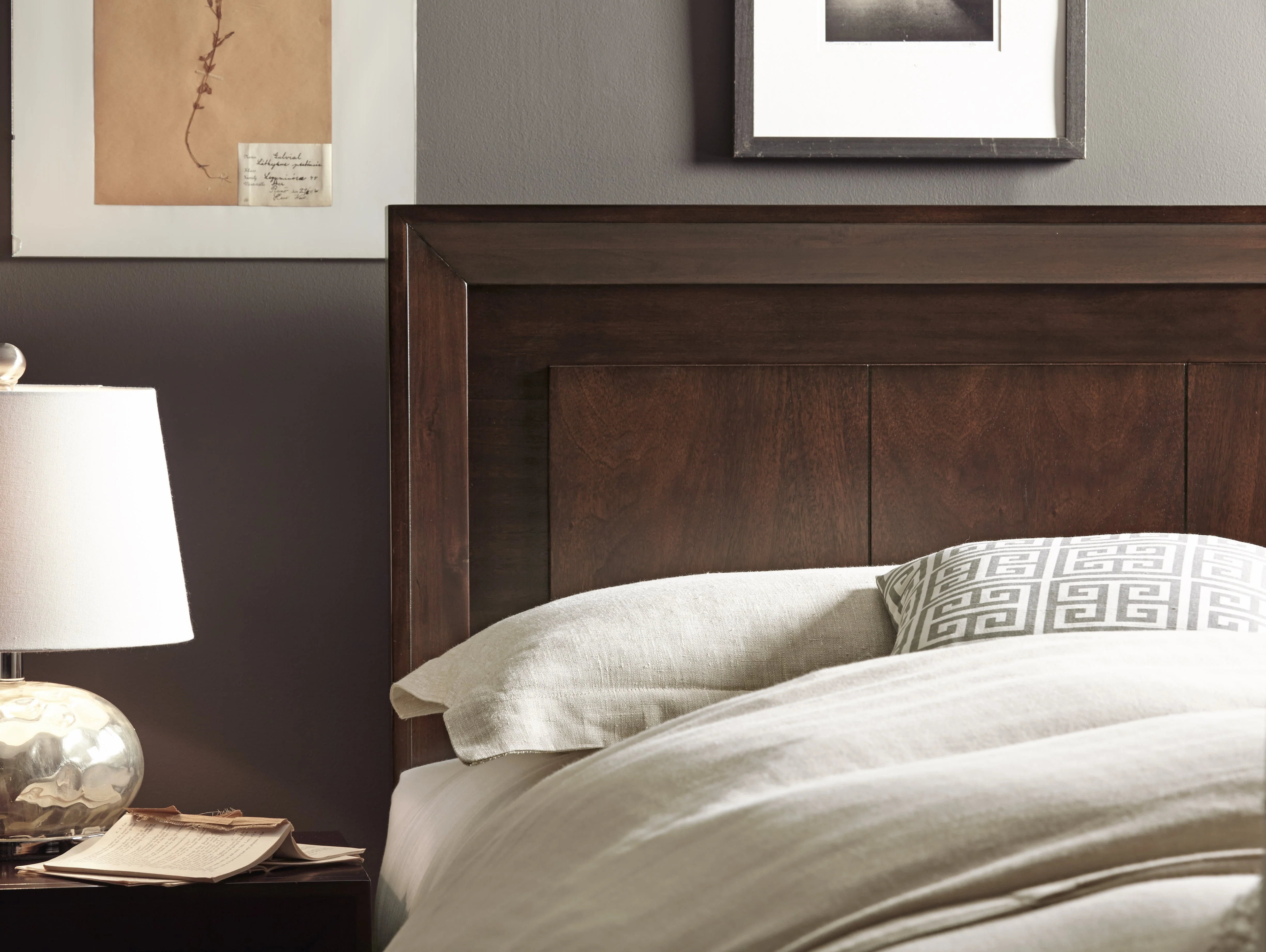 Element Wood Eastern King Platform Bed in Chocolate Brown - Image 3