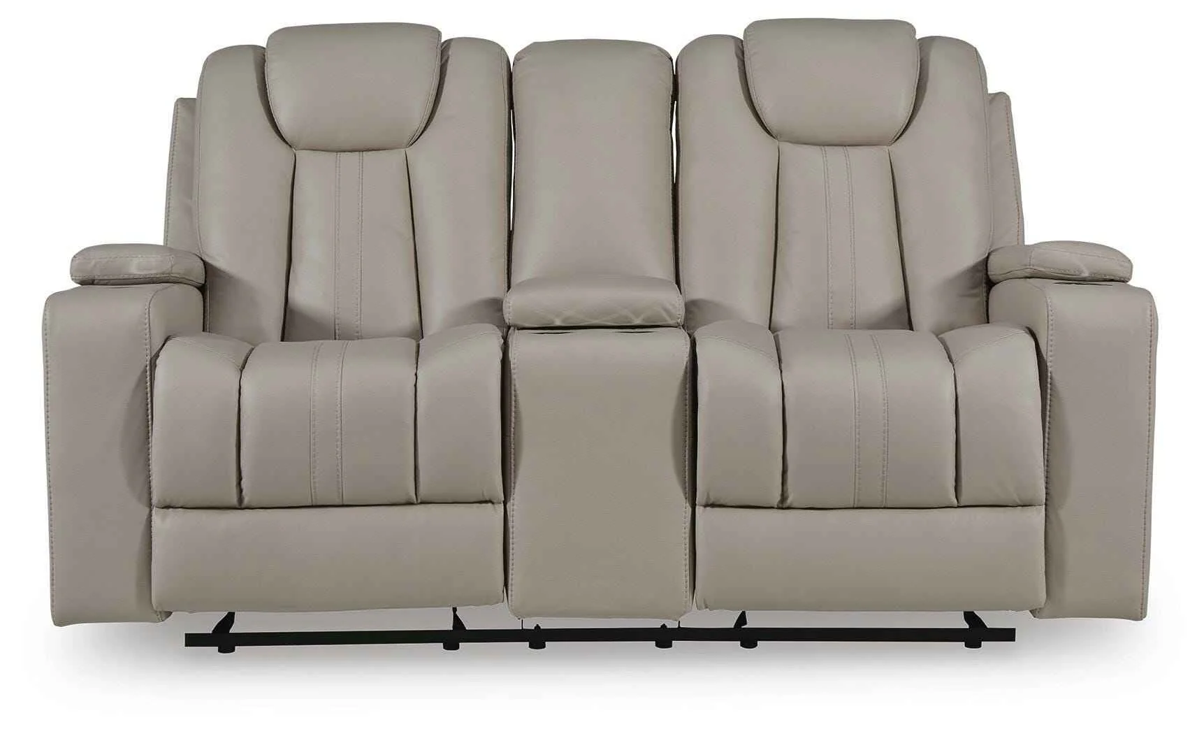 Elevate Edges Coin Glider Reclining Loveseat with Console - Image 4