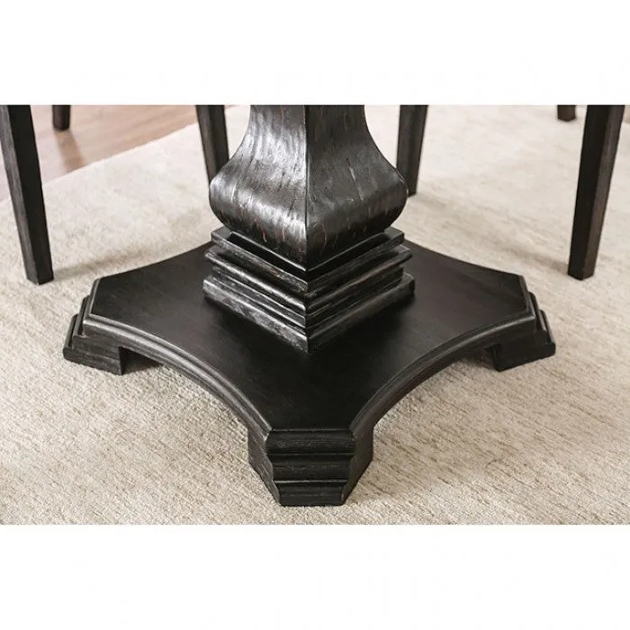 Elfredo White/Antique Black 5-Piece Dining Room Set - Image 7