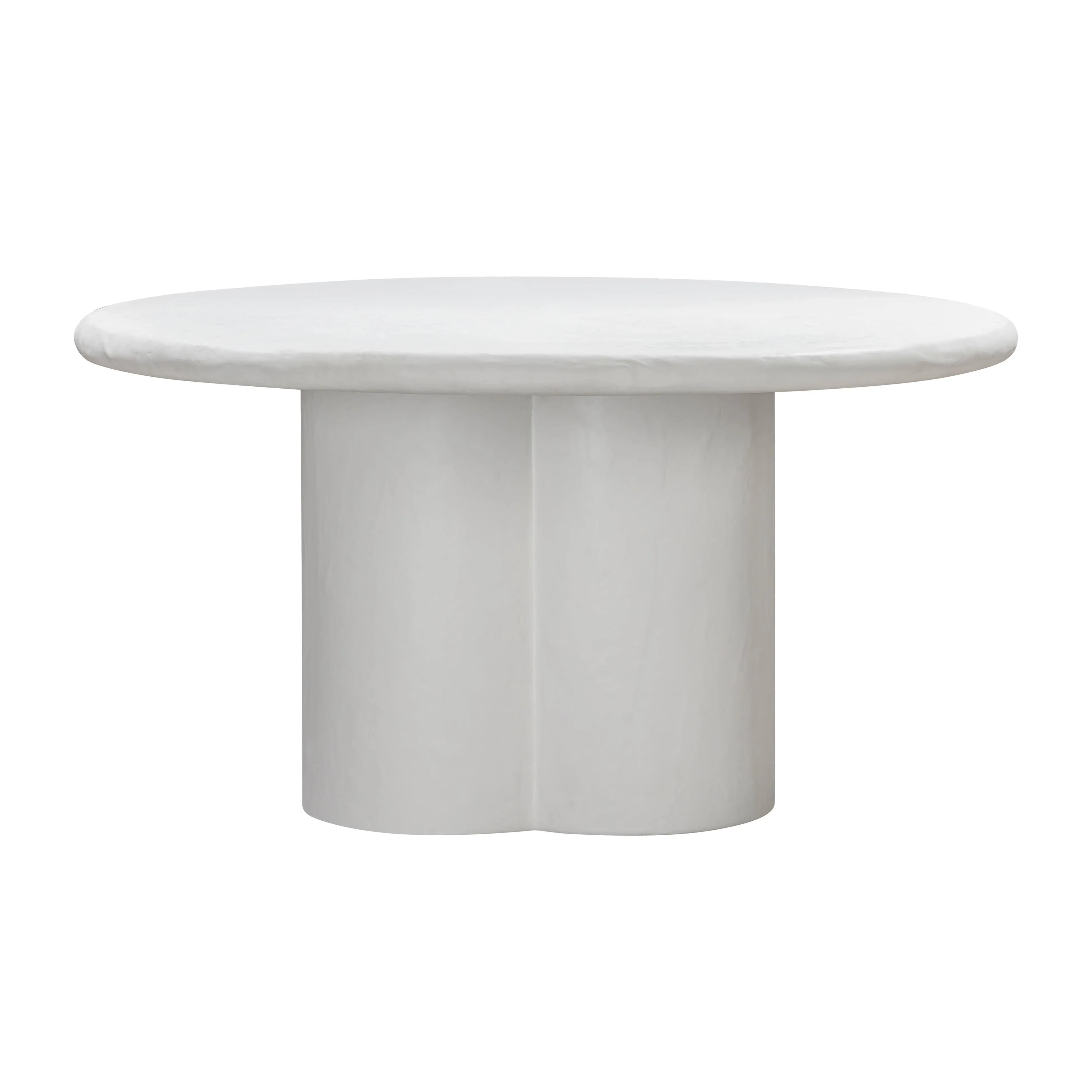 Elika Faux Plaster Indoor / Outdoor 59" Round Dining Table - Image 3