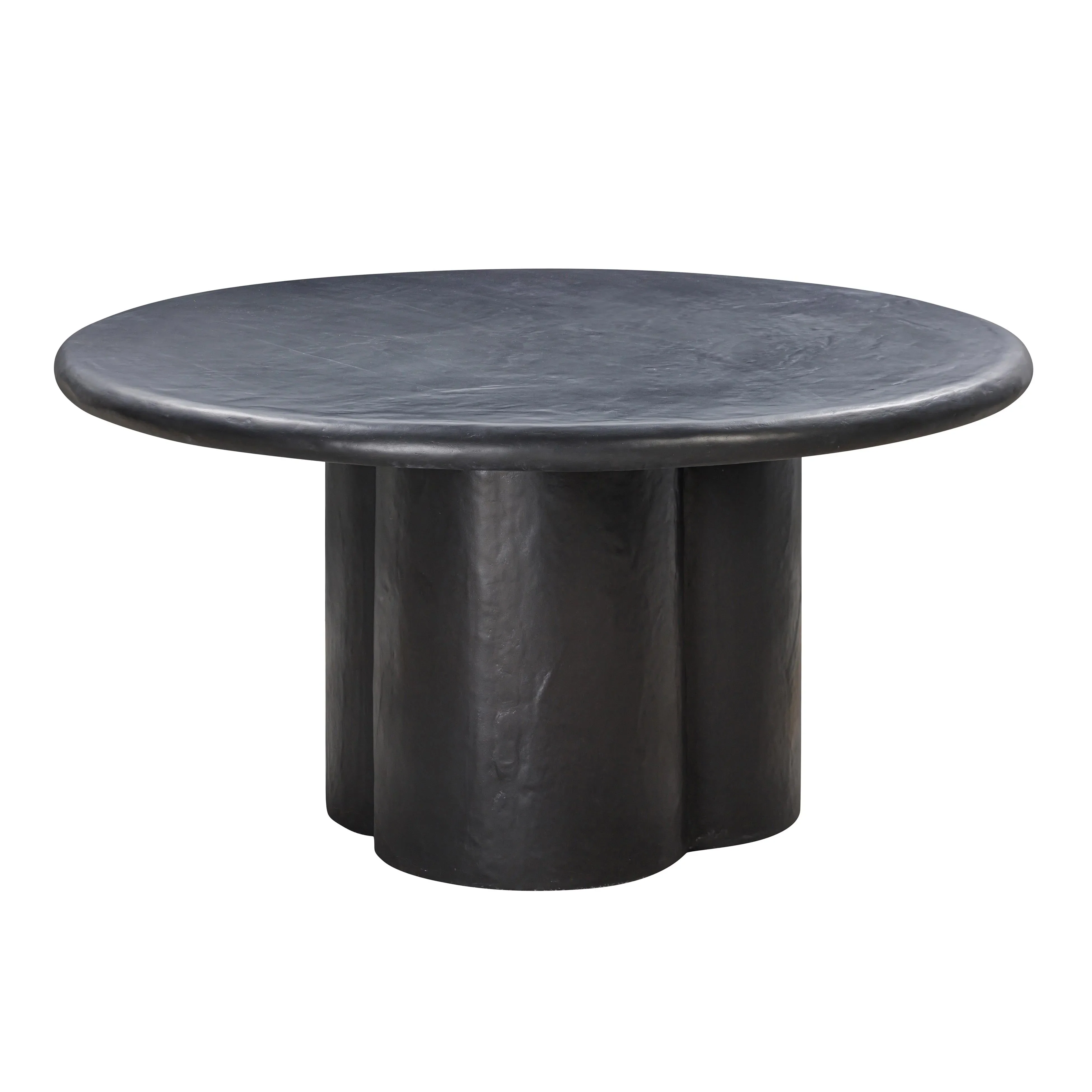 Elika Faux Plaster Indoor / Outdoor 59" Round Dining Table - Image 9