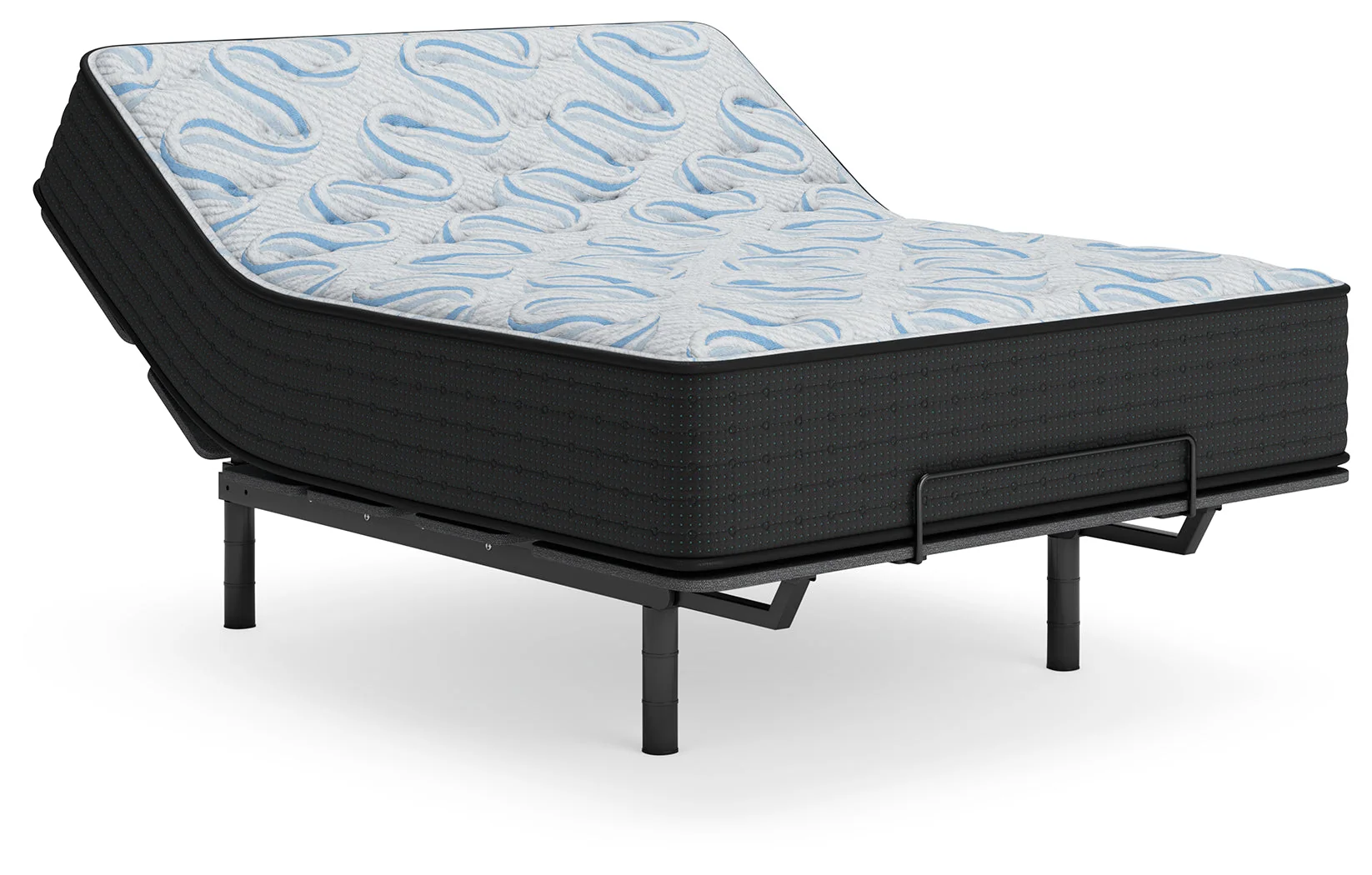 Elite Springs Firm Gray/Blue Full Mattress - Image 7