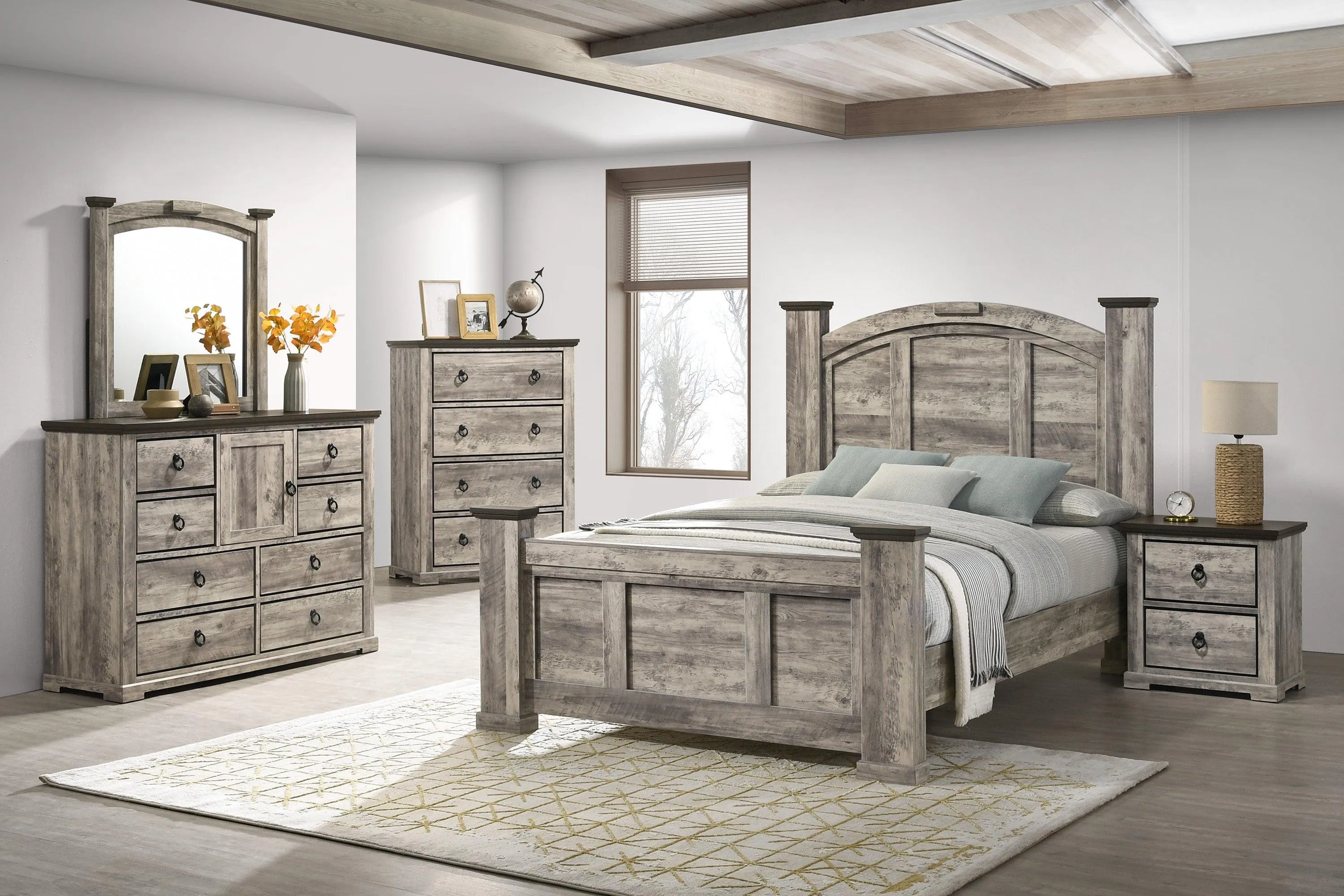 Ella-Mae Beige and Brown Chest - Image 2