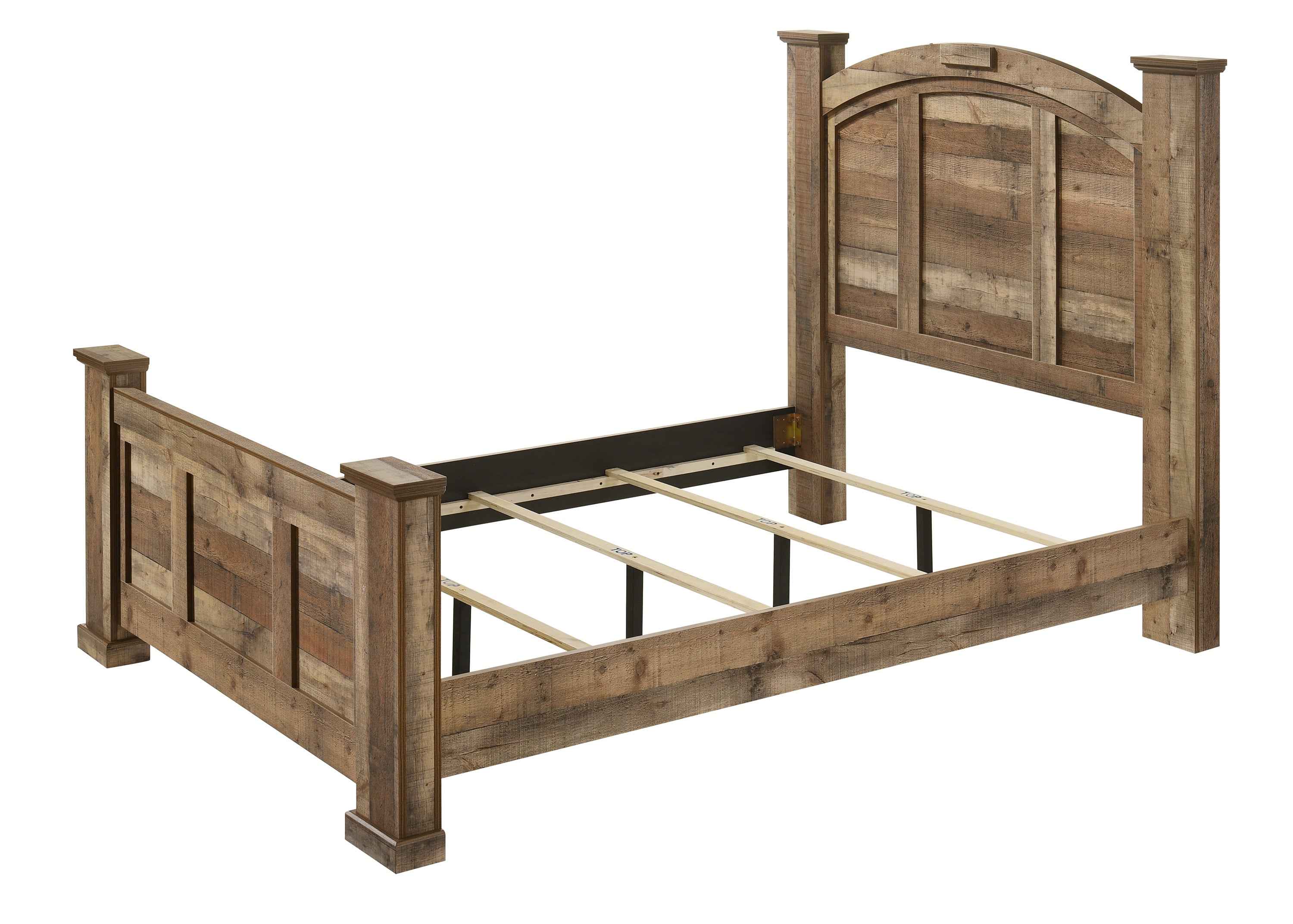 Ella-Mae Reclaimed Natural Queen Bed - Image 2