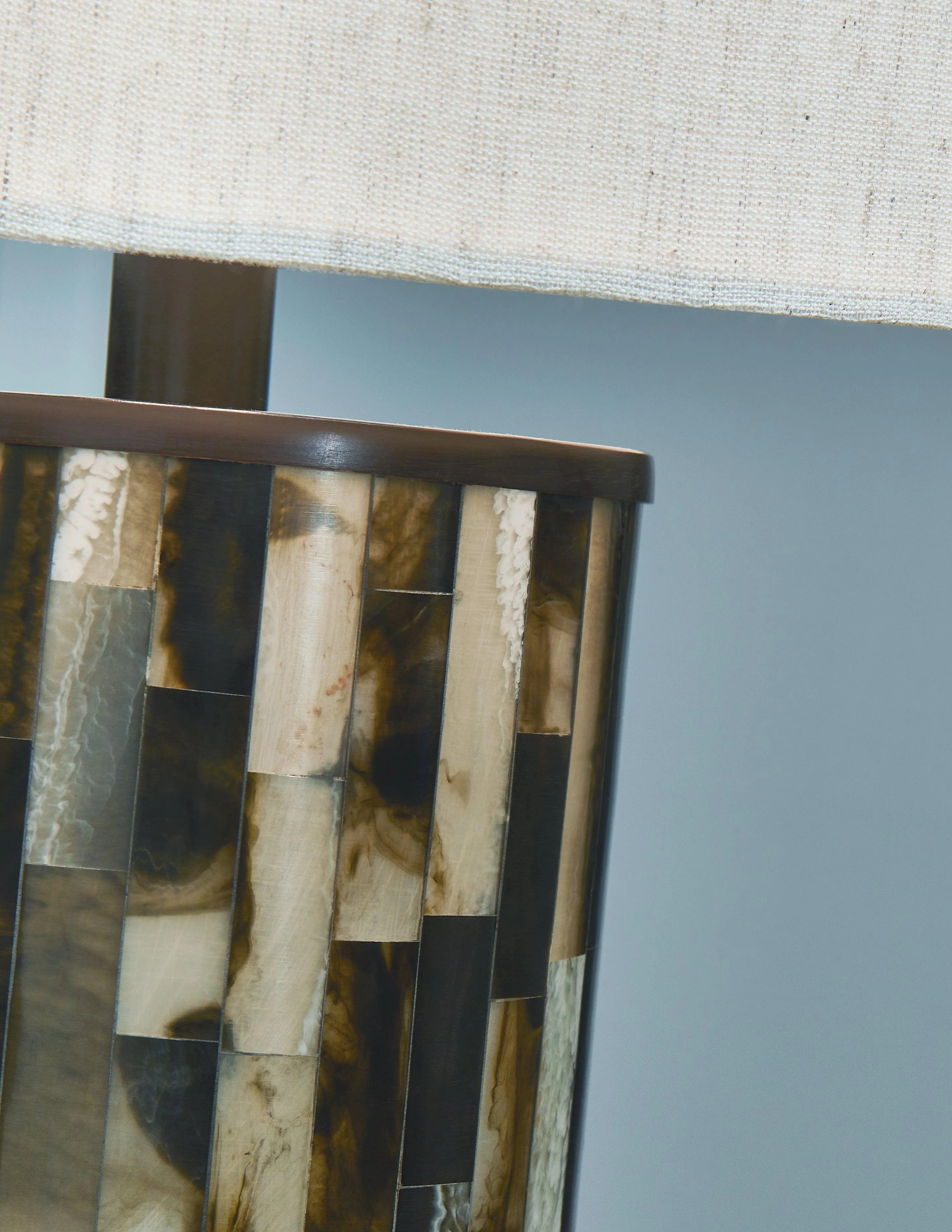 Ellford Black/Brown/Cream Table Lamp - Image 4