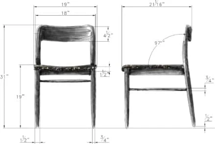 Elora Jet Dining Chair (Set of 2) - Image 2