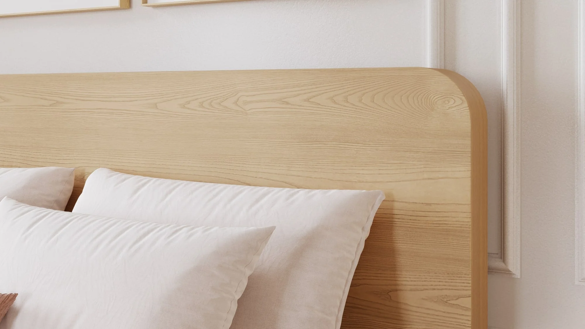Elora Timber Wood Full Bed - Image 9