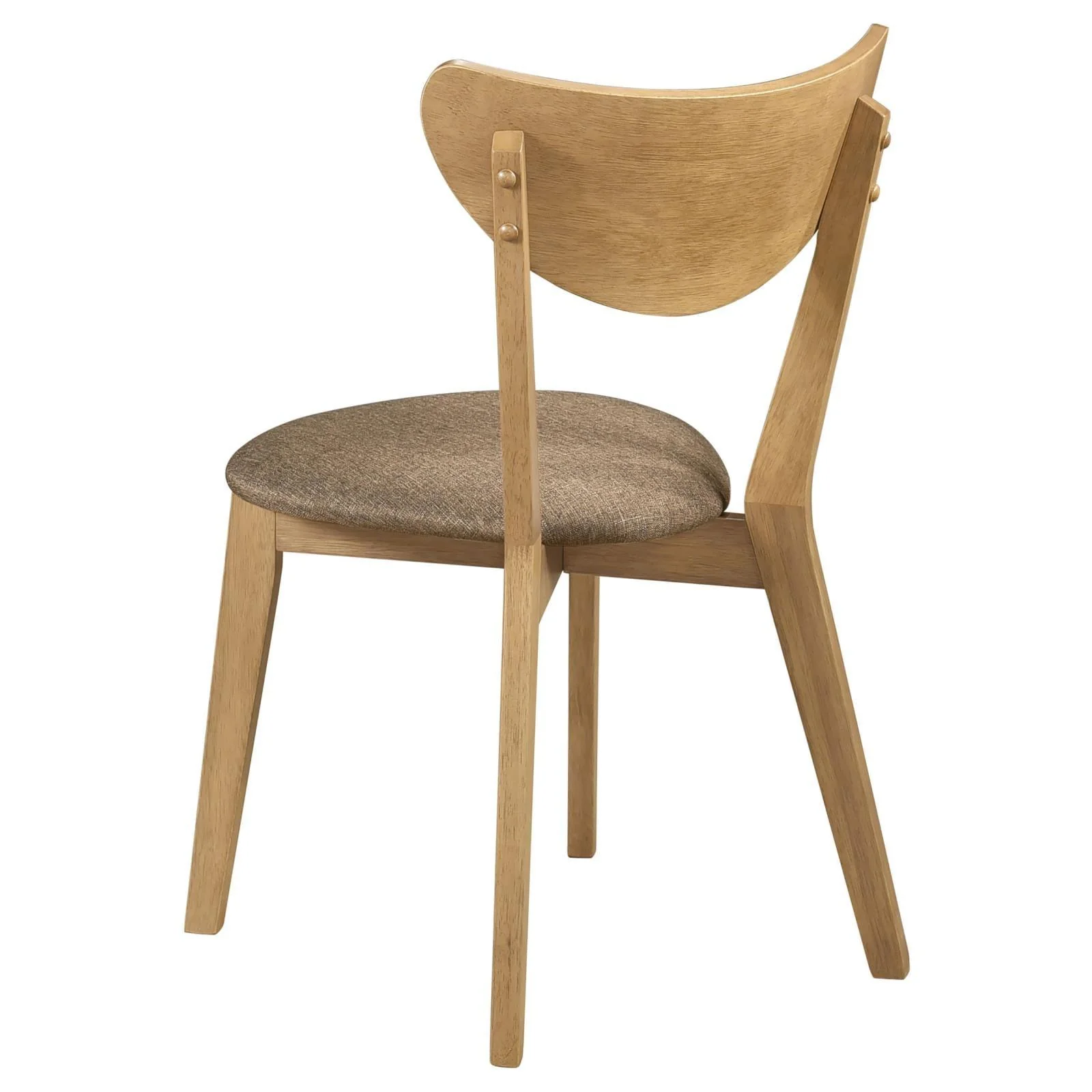 Elowen Light Walnut 5-Piece Round Solid Wood Dining Set - Image 8