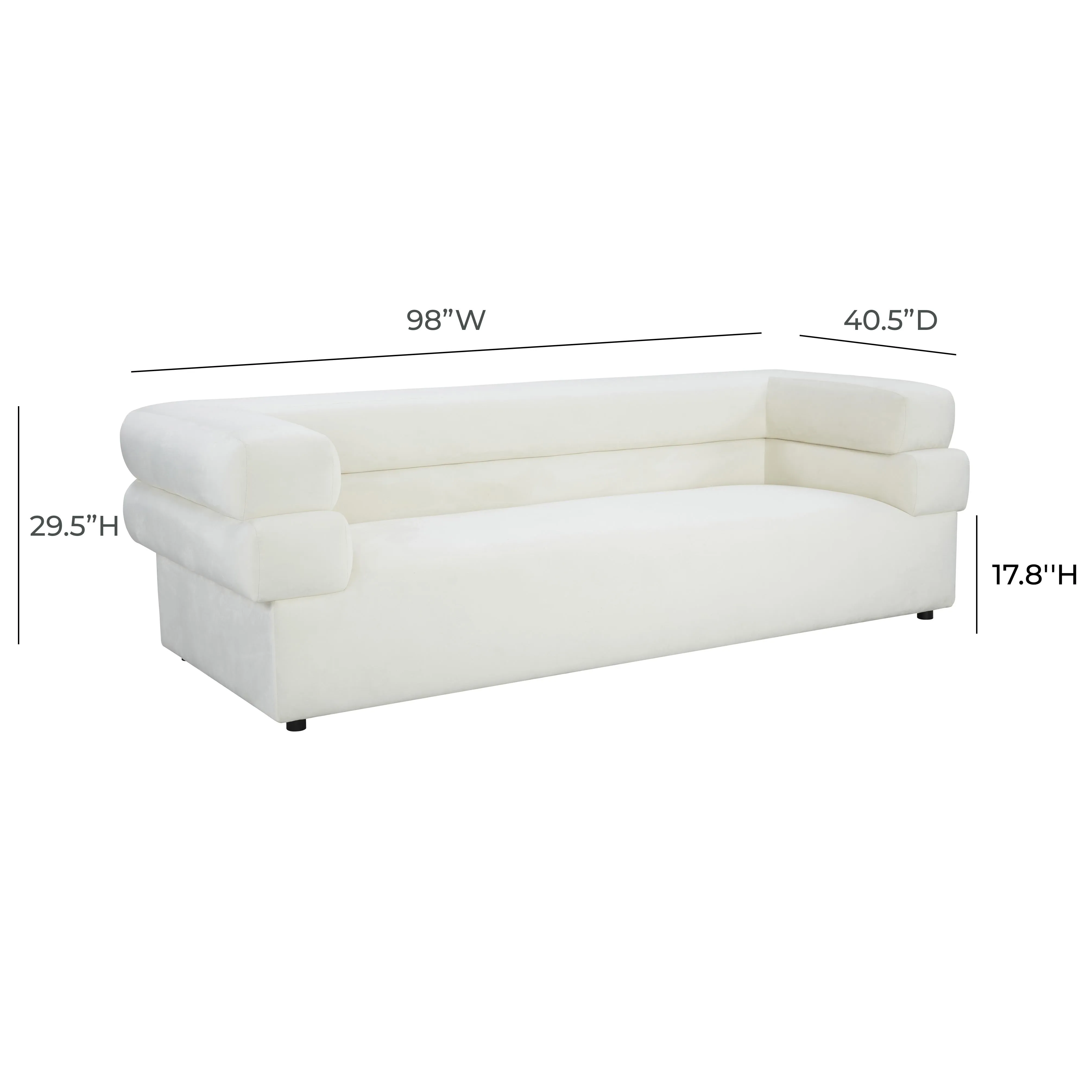 Elsa Upholstered Sofa - Image 7