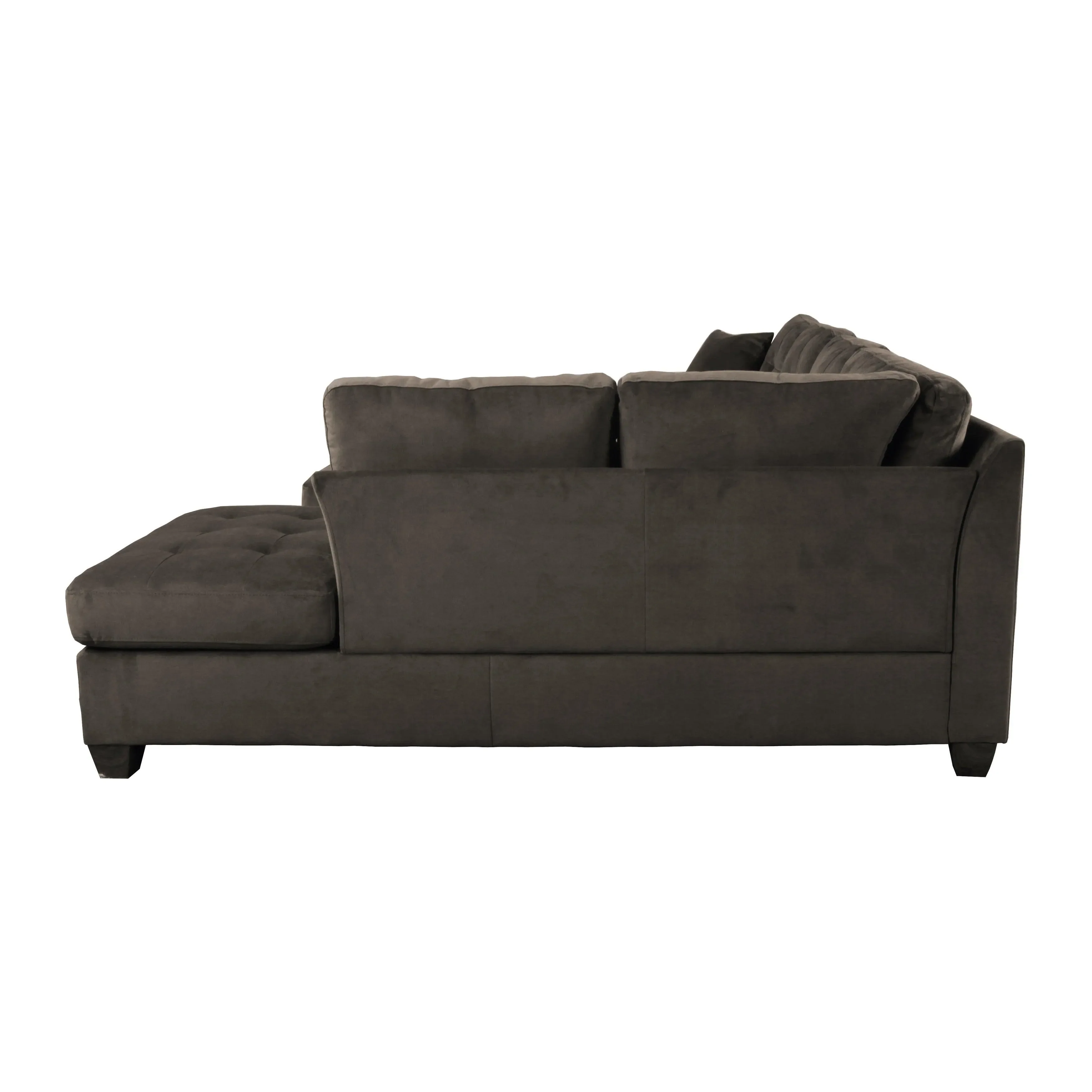 Emilio Chocolate Reversible Sectional - Image 6