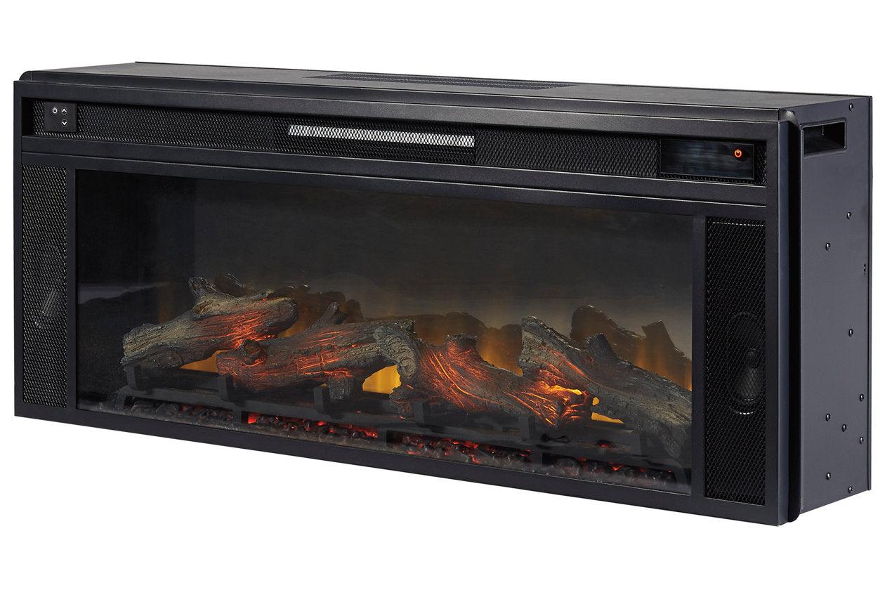 Entertainment Accessories Black Fireplace Insert - Image 2