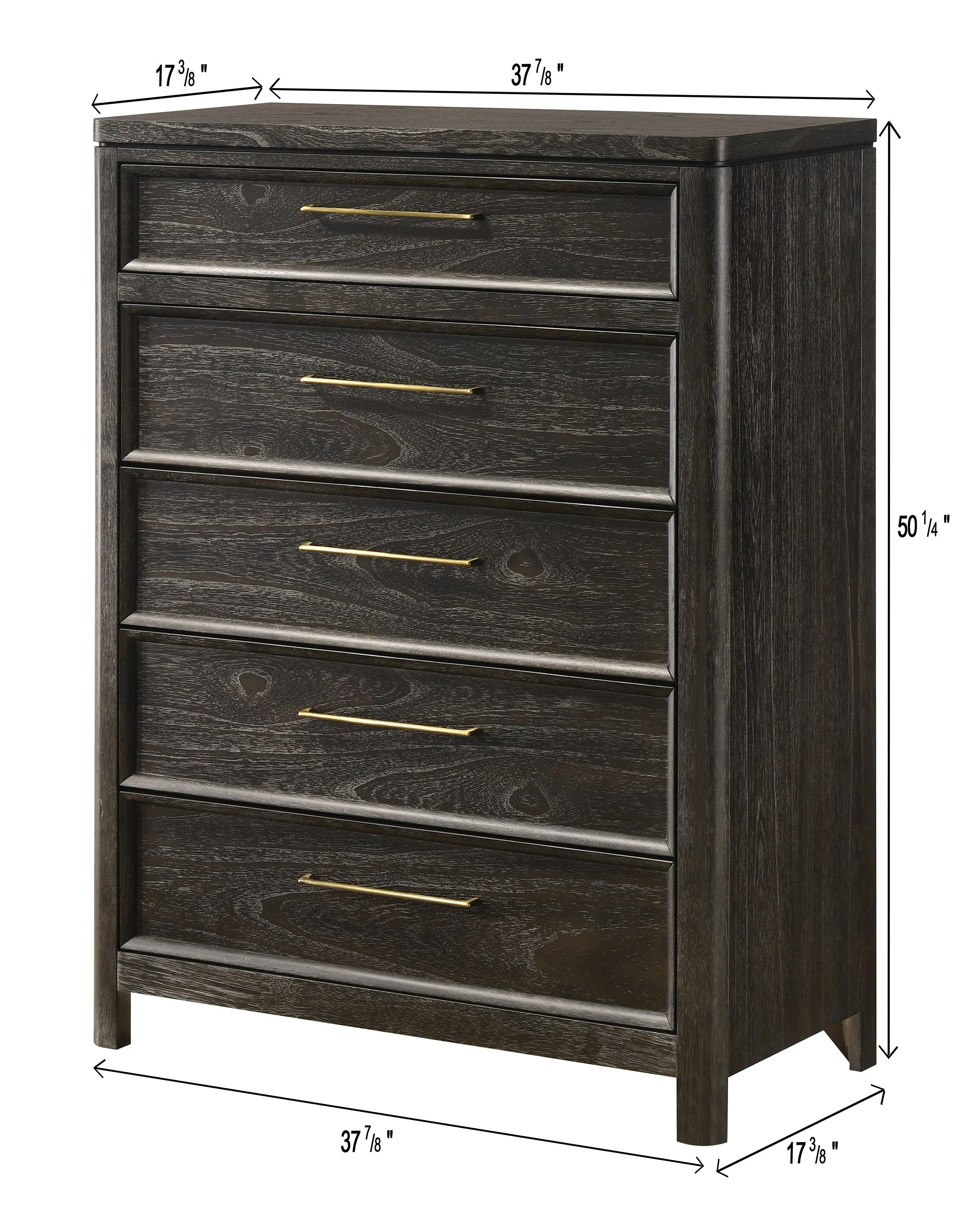 Ethel Dark Brown Chest - Image 2