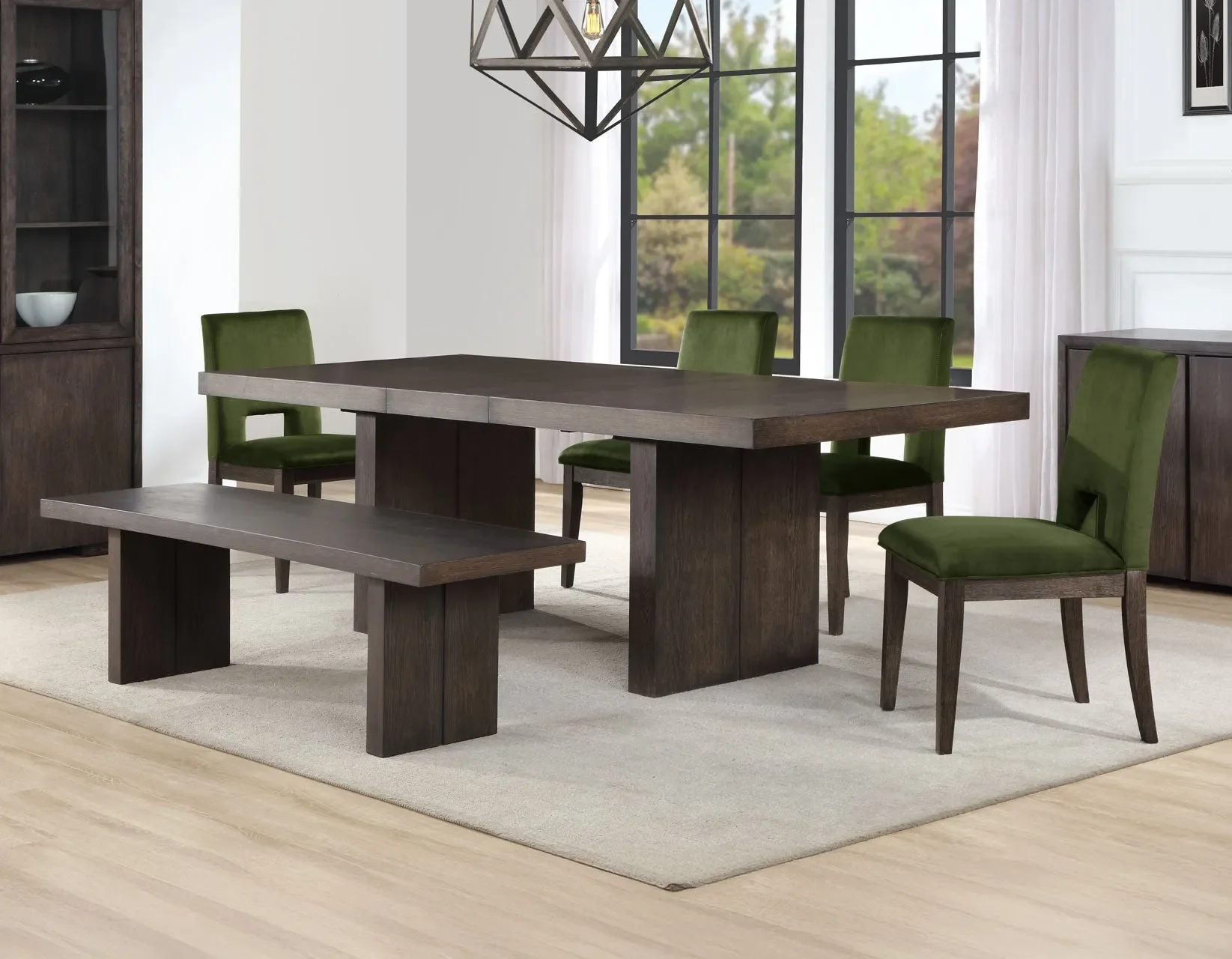 Evan Walnut Brown Dining Room Set - Image 30
