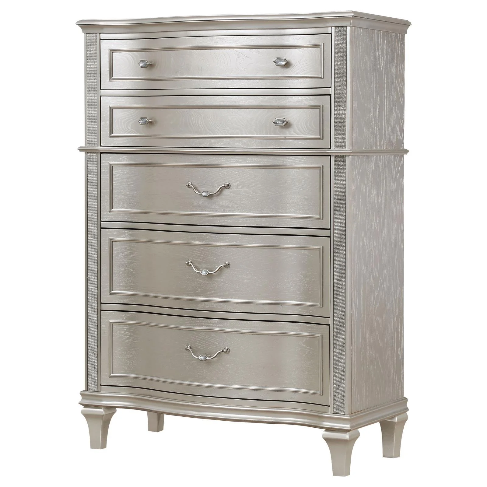 Evangeline Silver Oak 6-Drawer Chest - Image 3