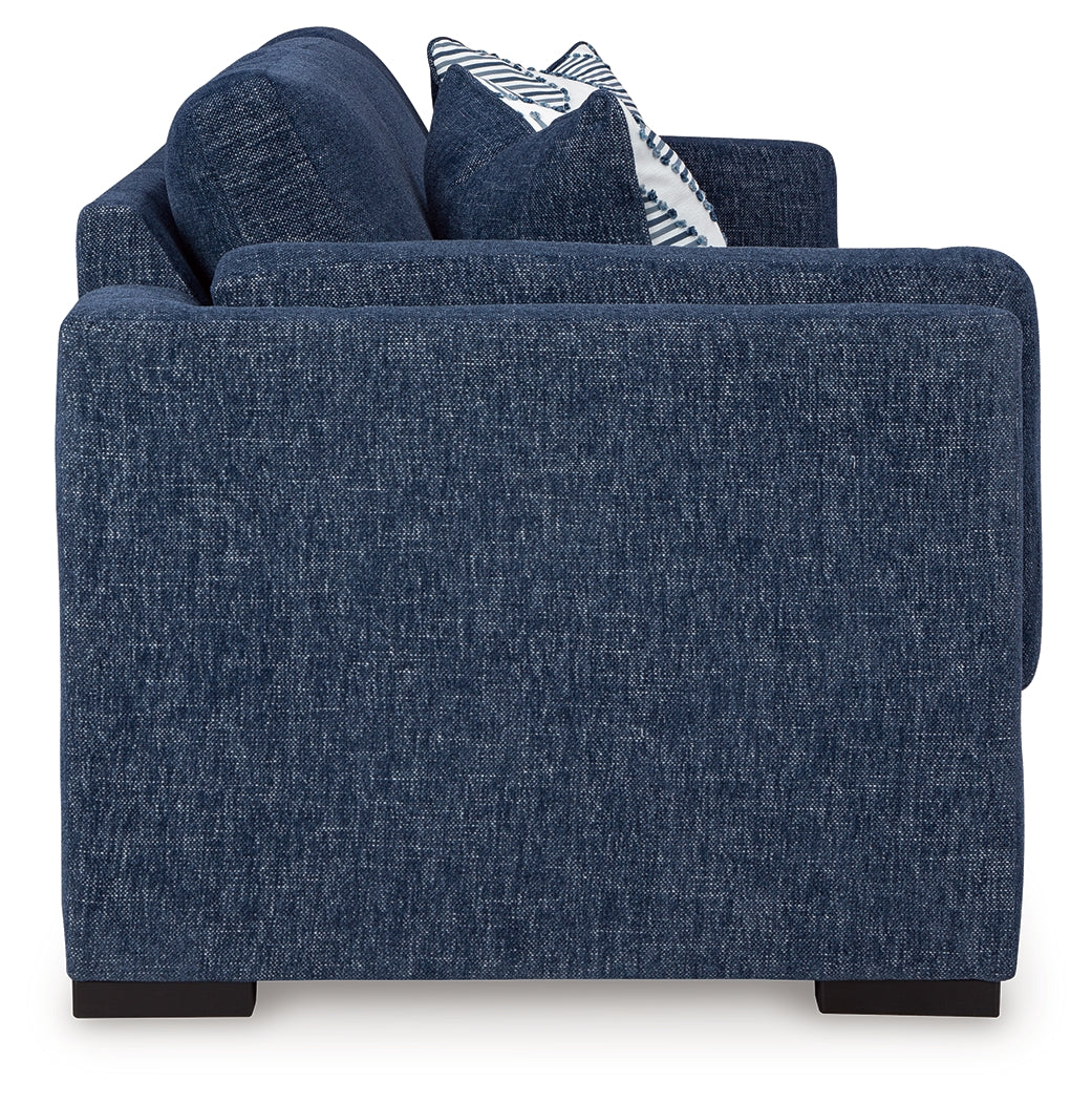 Evansley Navy Sofa and Loveseat - Image 5