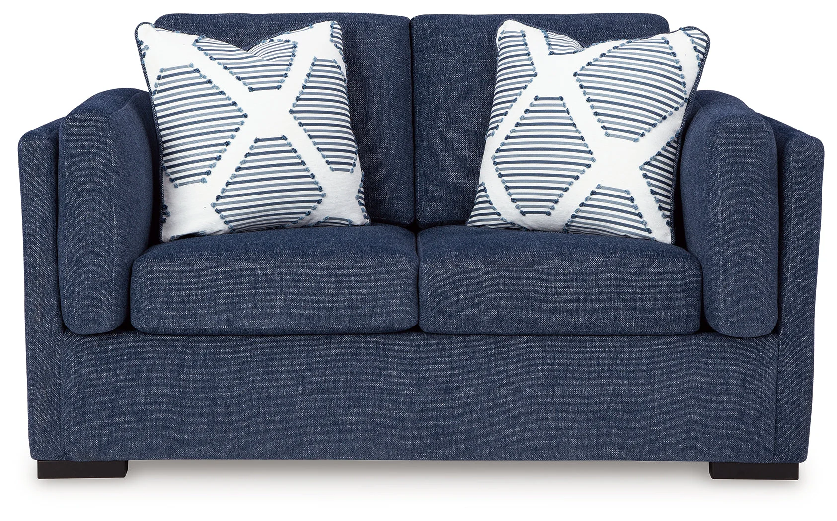 Evansley Navy Sofa and Loveseat - Image 7