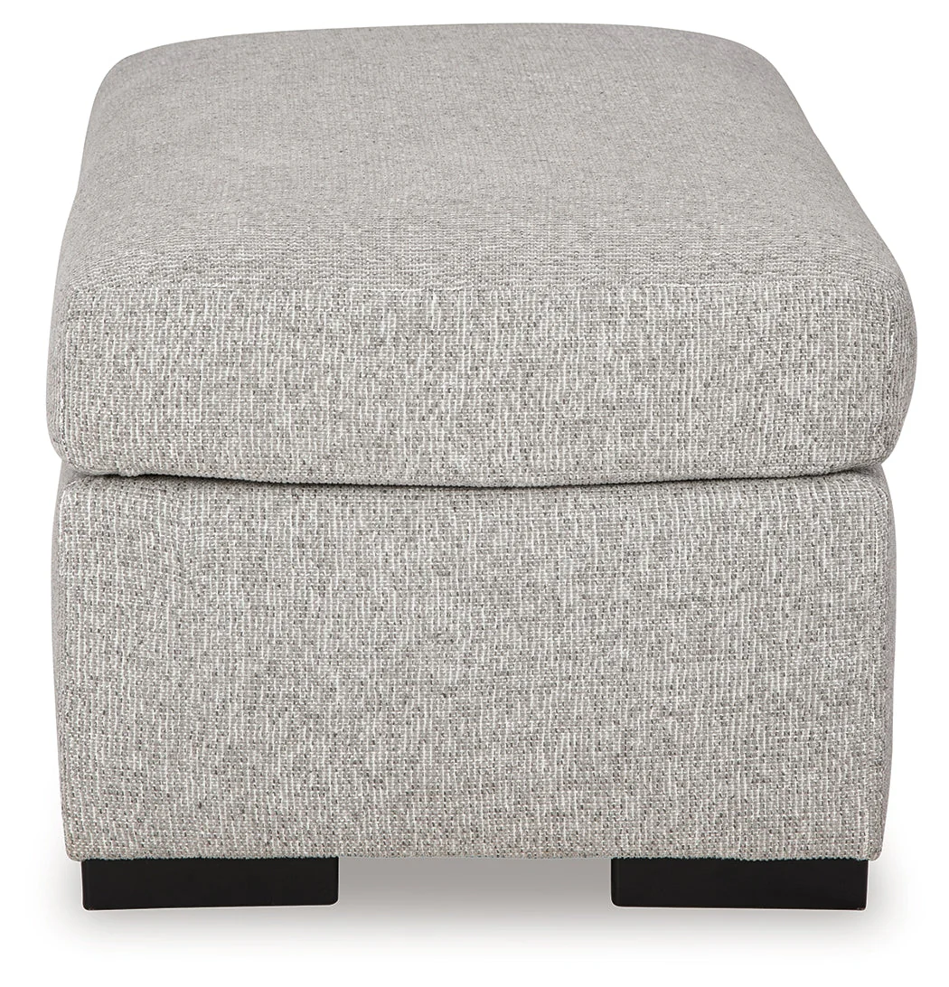 Evansley Sofa, Loveseat, Chair and Ottoman in Pewter - Image 4