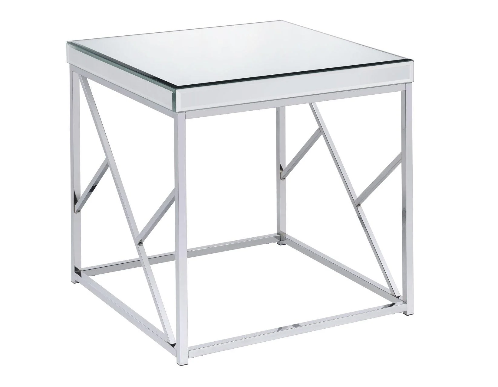 Evelyn End Table, Chrome - Image 2