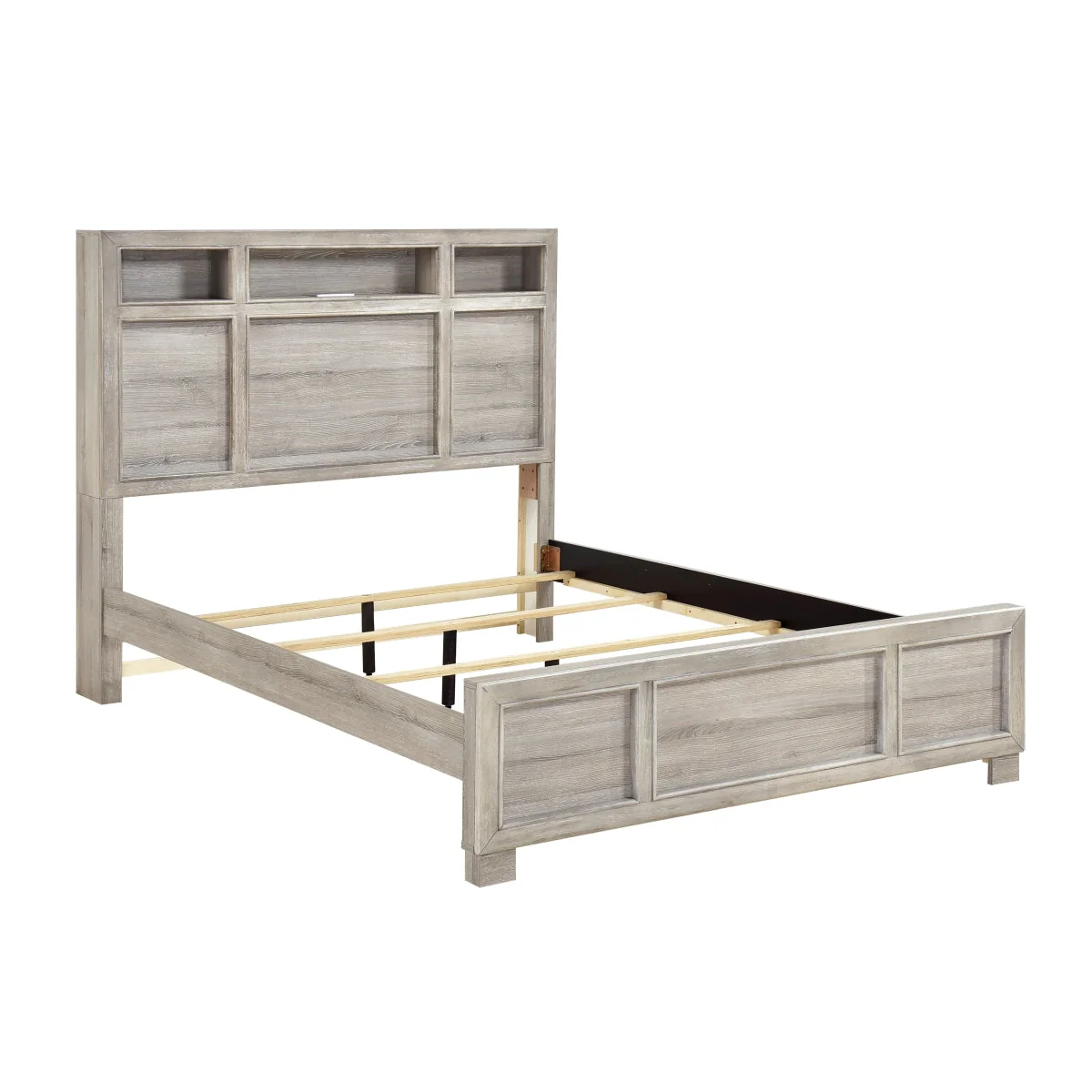 Everett Gray Queen Panel Bed - Image 4