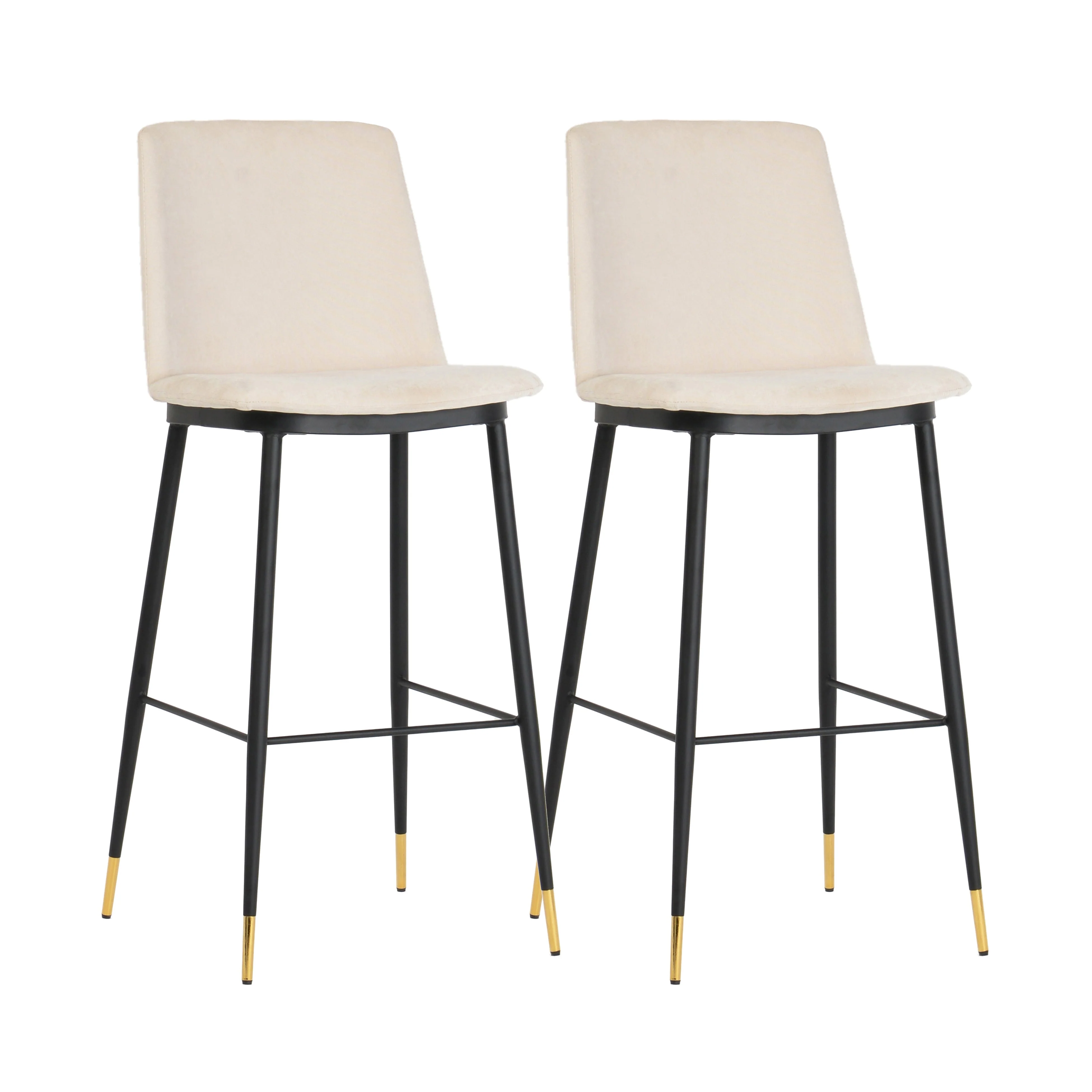 Evora Velvet Counter Stool - Set of 2 - Image 10