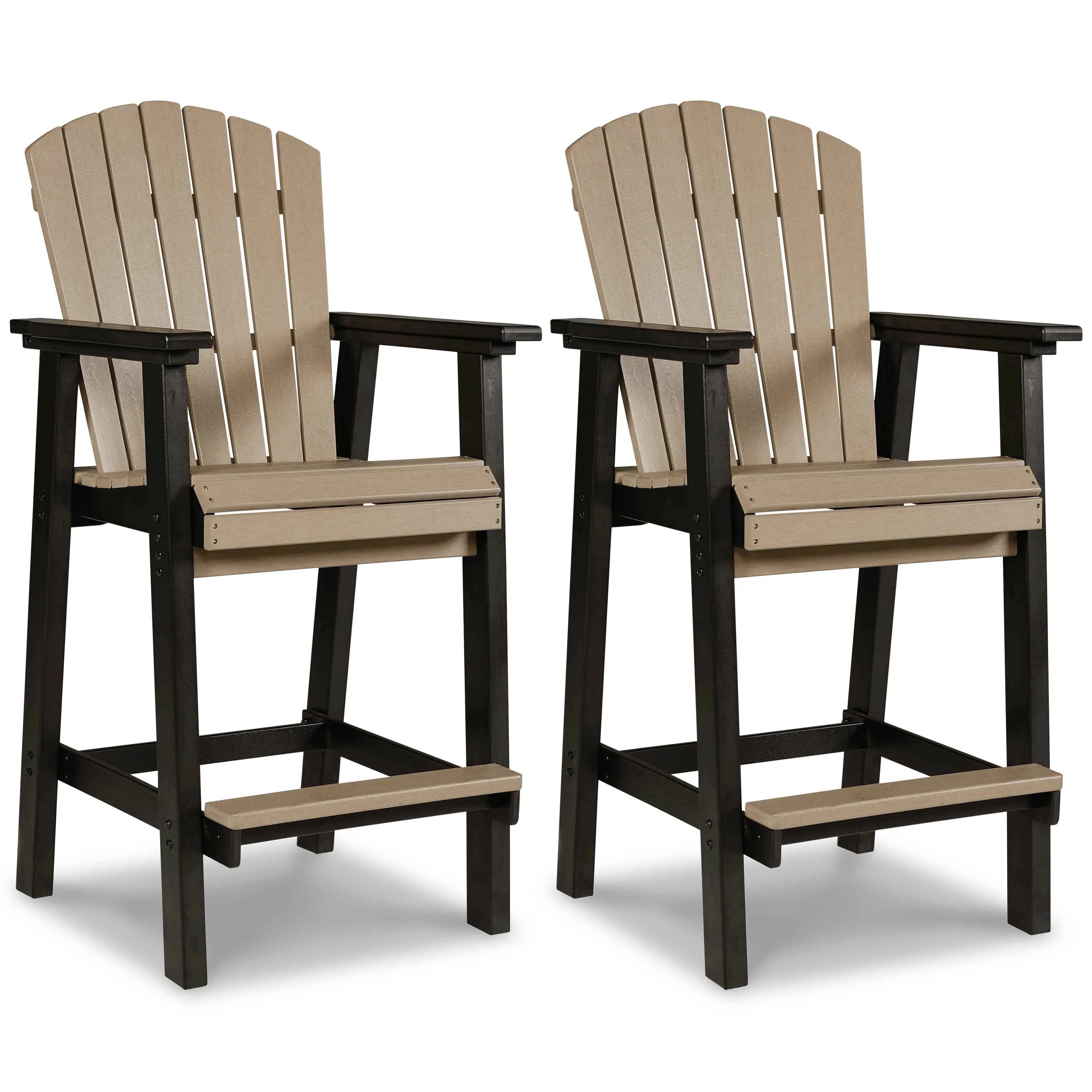 Fairen Trail Black/Driftwood Barstool - Image 2