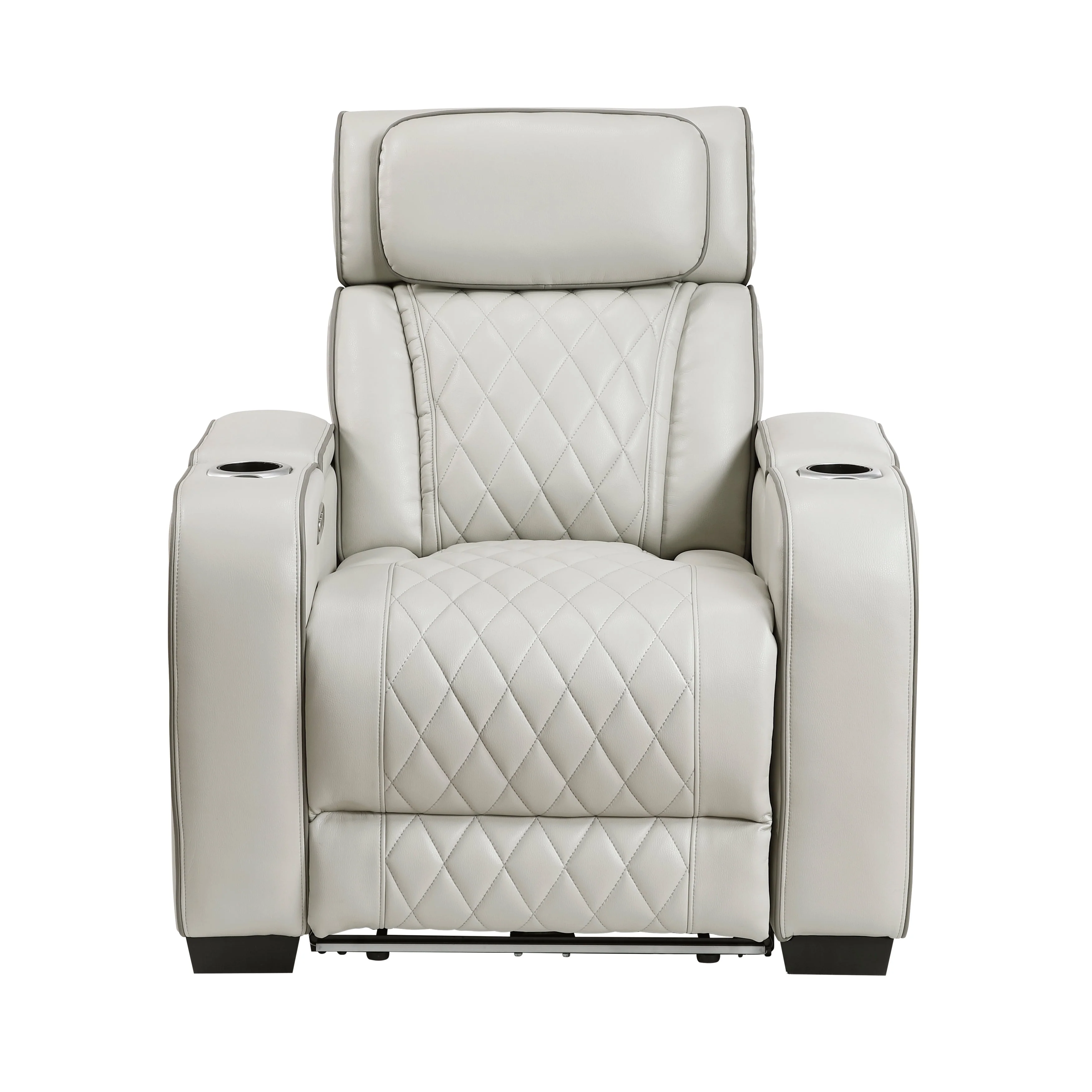 Fairway Taupe Power Double Reclining Living Room Set - Image 20