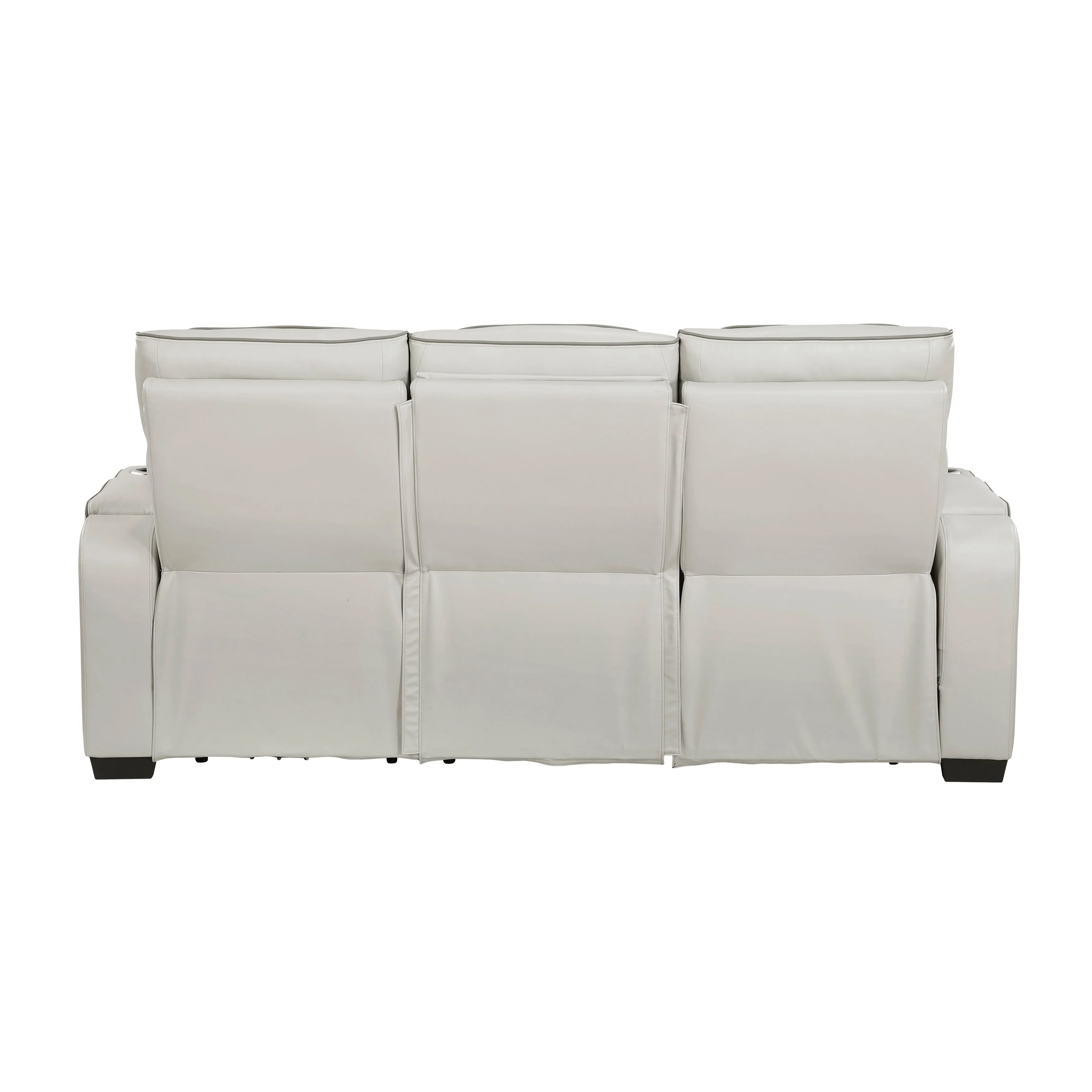 Fairway Taupe Power Double Reclining Sofa - Image 5