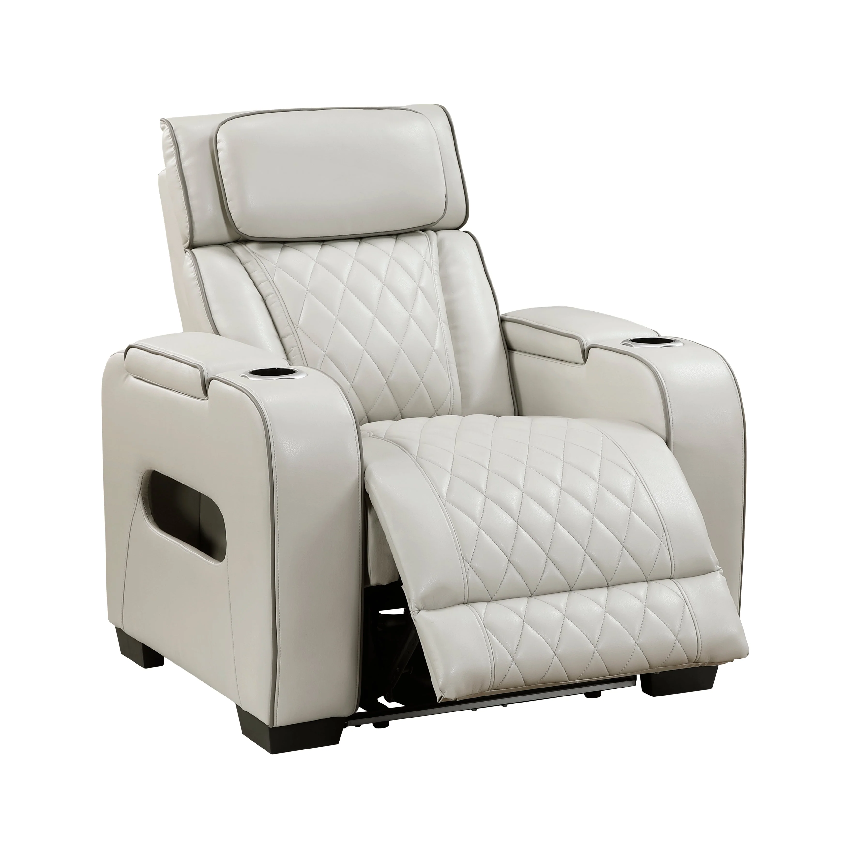 Fairway Taupe Power Reclining Chair - Image 7