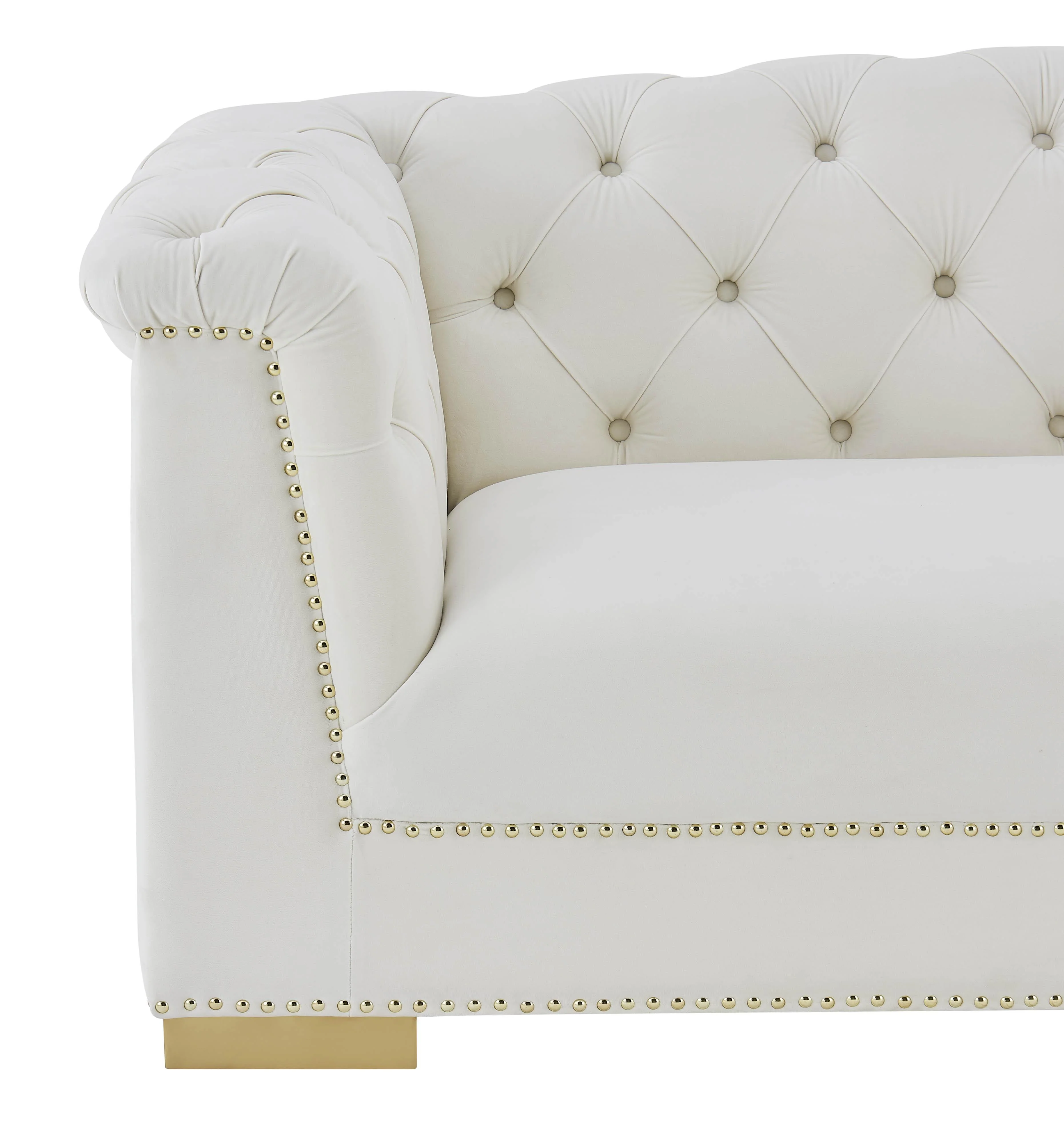 Farah Velvet Loveseat by Inspire Me! Home Decor - Image 5
