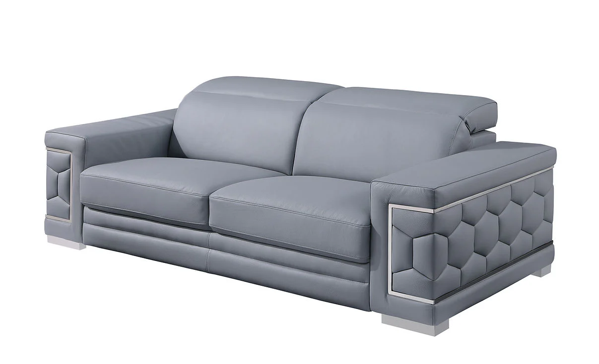 Favo Light Blue Living Room Set - Image 4