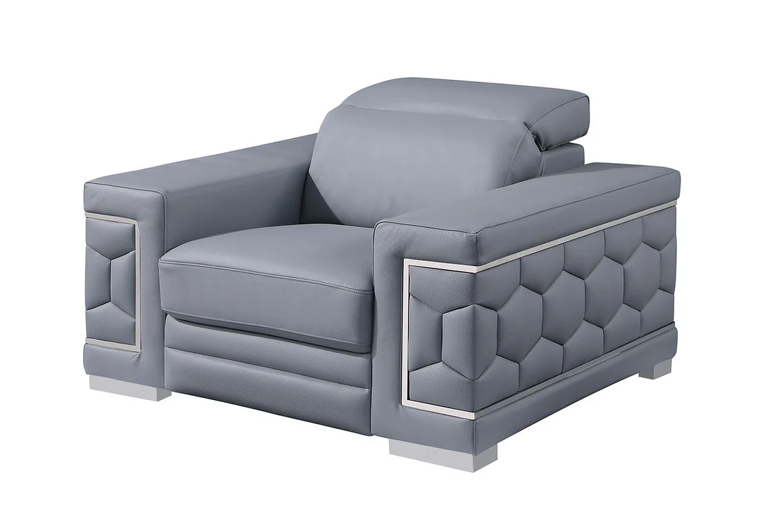 Favo Light Blue Living Room Set - Image 5