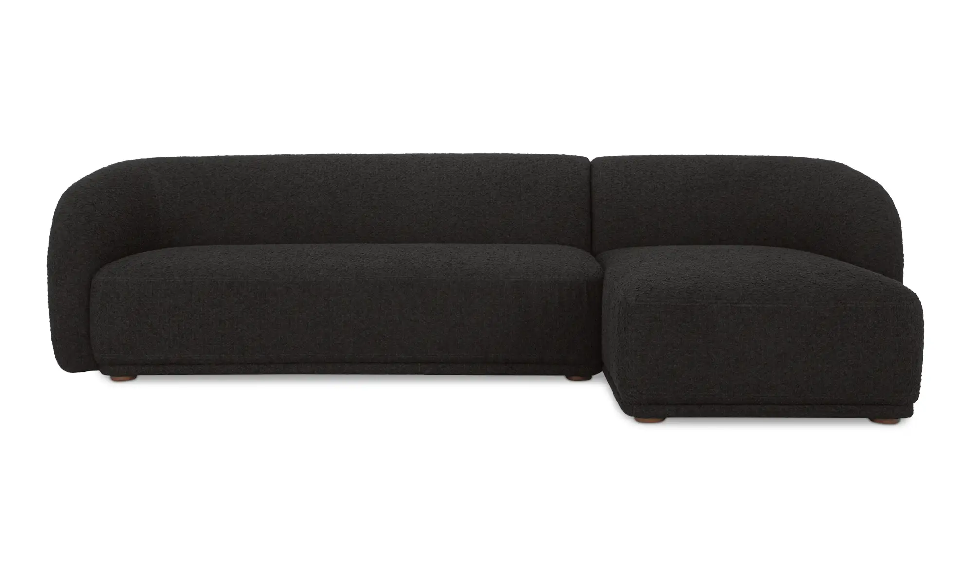 Faye Sectional Black Boucle