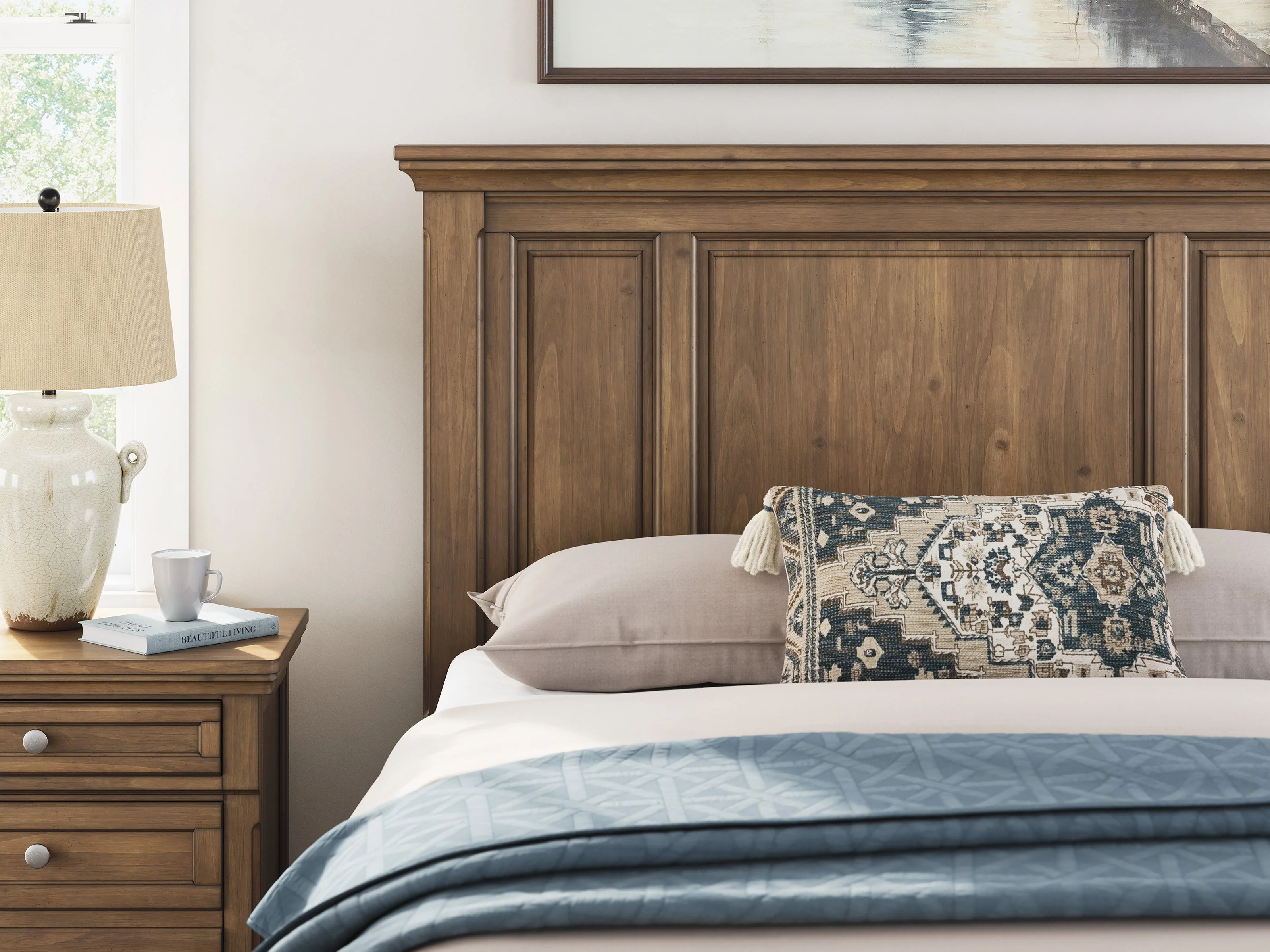 Feddinger Medium Brown Panel Bedroom Set - Image 3