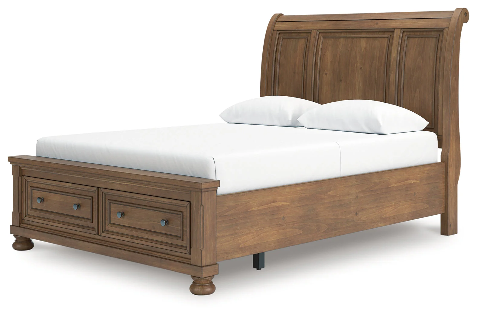 Feddinger Medium Brown Queen Storage Sleigh Bed - Image 5
