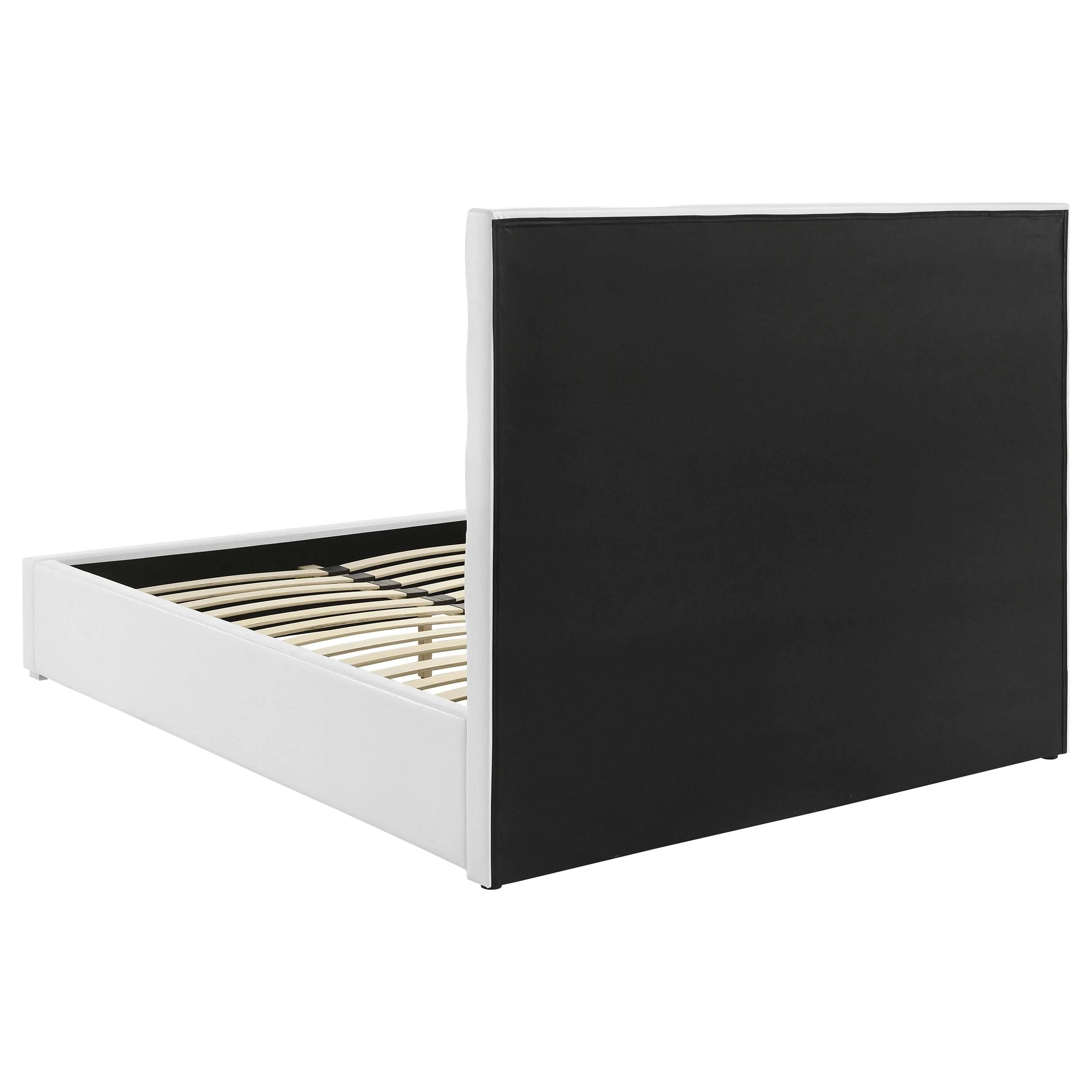 Felicity White Upholstered Queen Platform Bed - Image 5