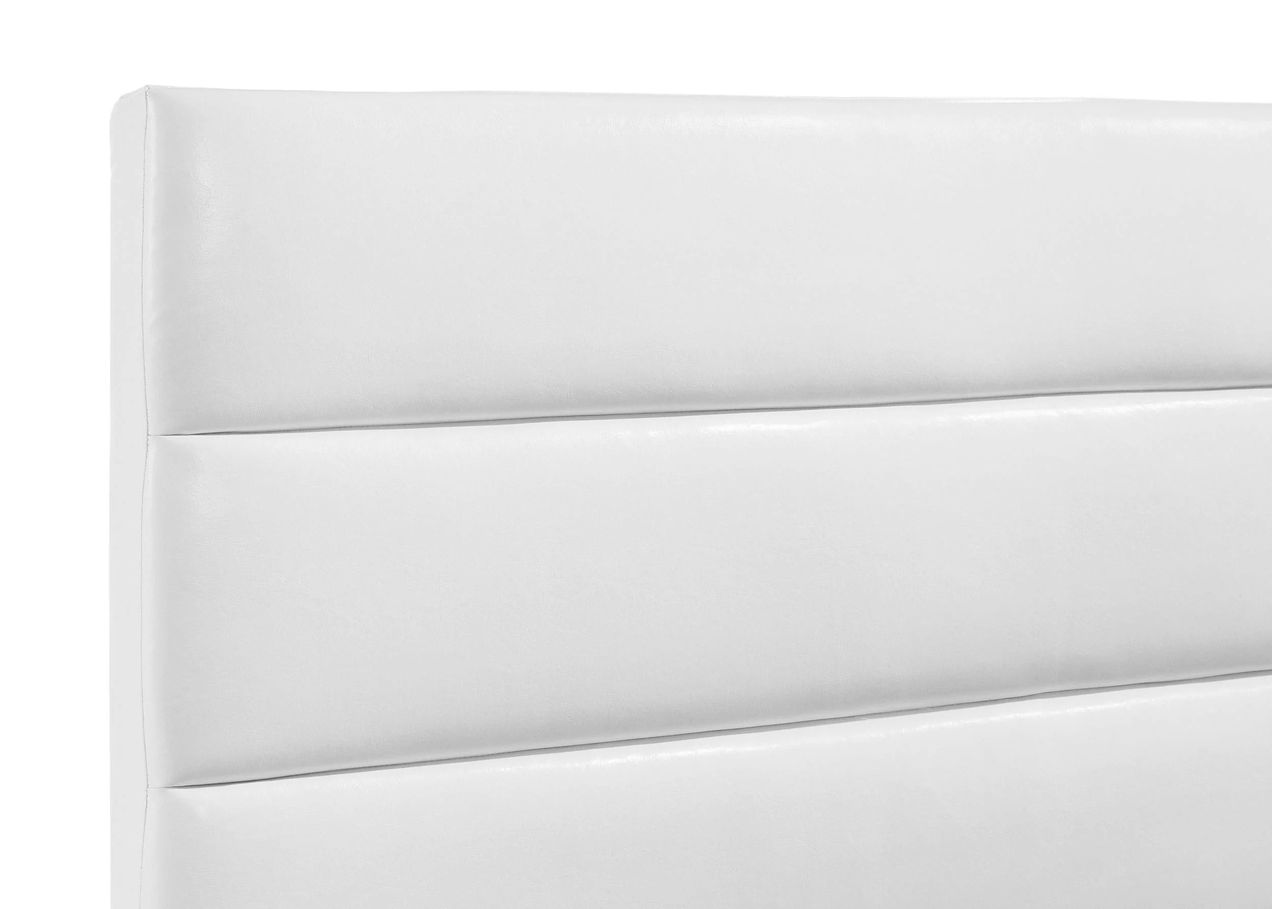Felicity White Upholstered Queen Platform Bed - Image 7