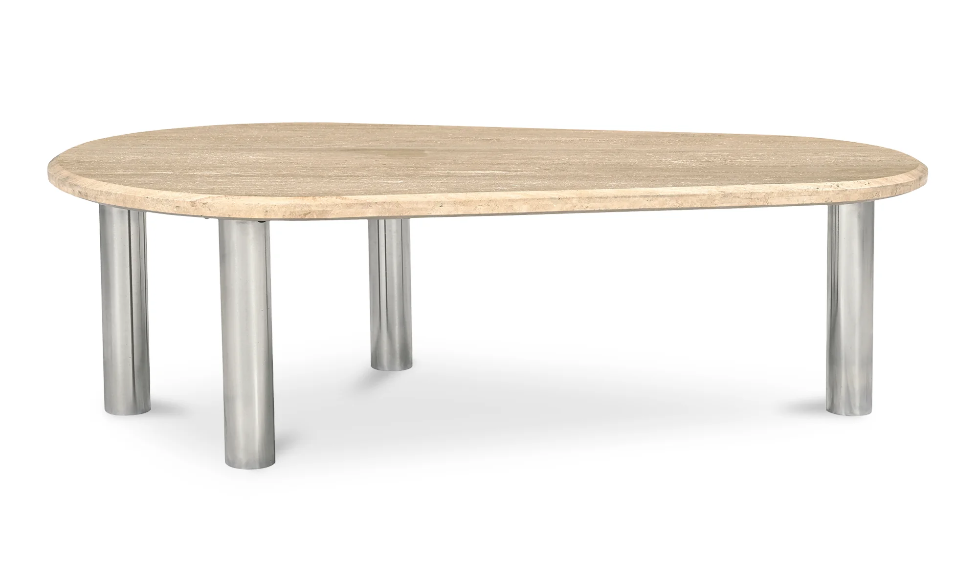 Fia Coffee Table - Beige Travertine - Image 2