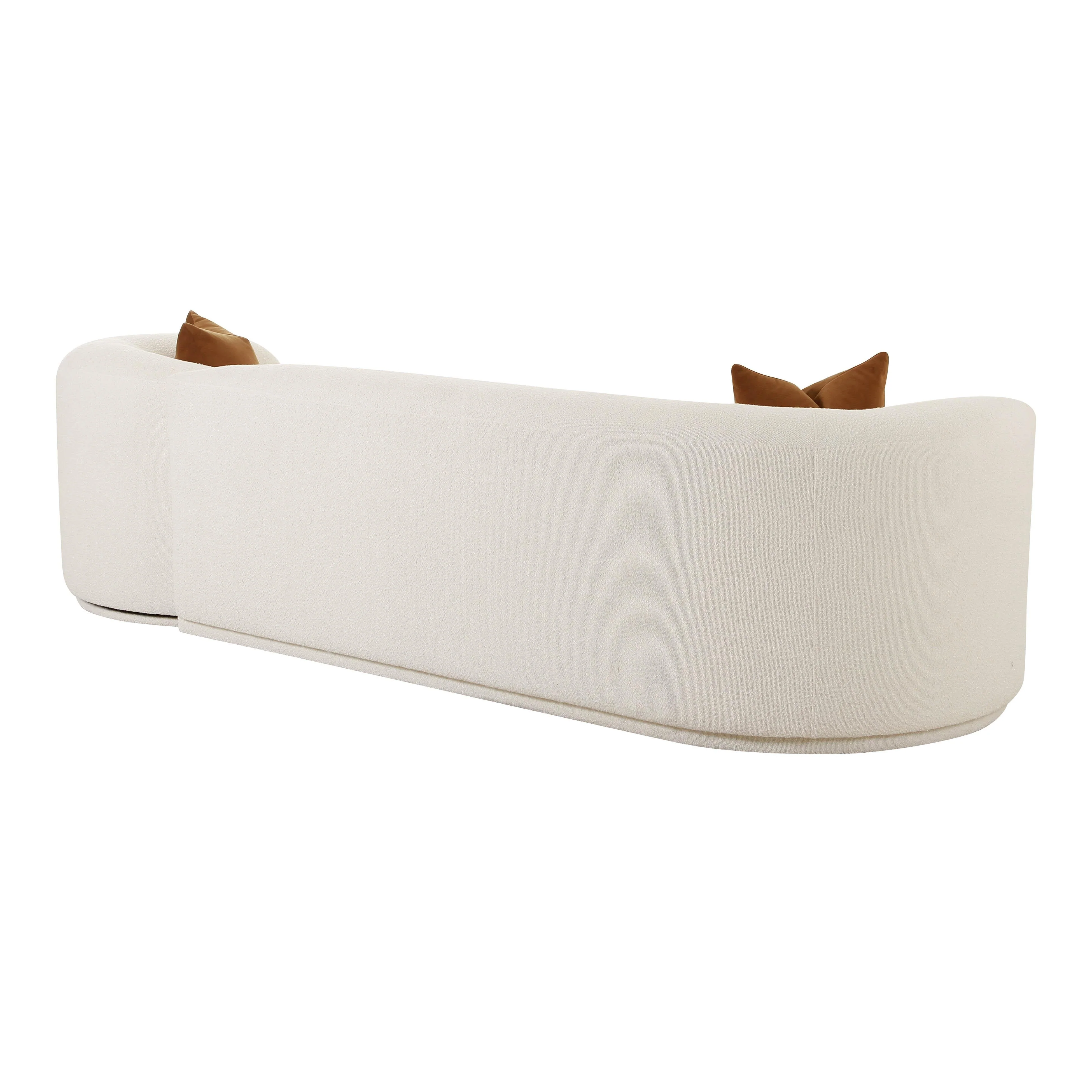 Fickle Cream Boucle 2-Piece Modular Sofa - Image 16