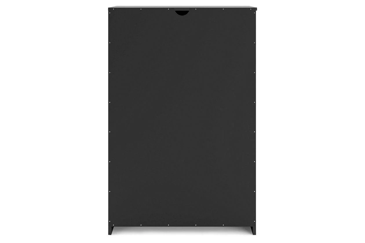 Finch Black Chest of Drawers - Image 6
