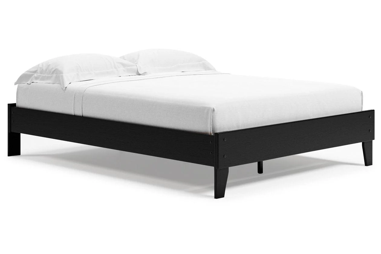 Finch Black Queen Platform Bed - Image 15