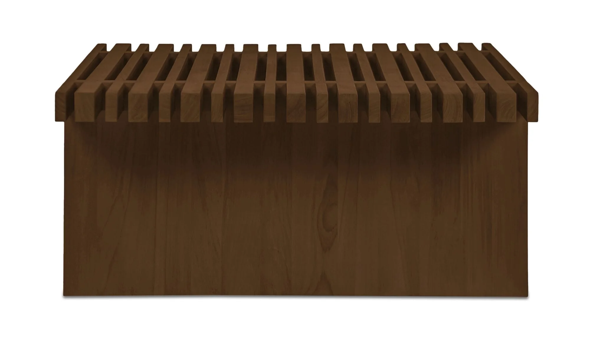 Fletcher Outdoor Coffee Table Brown - Image 5