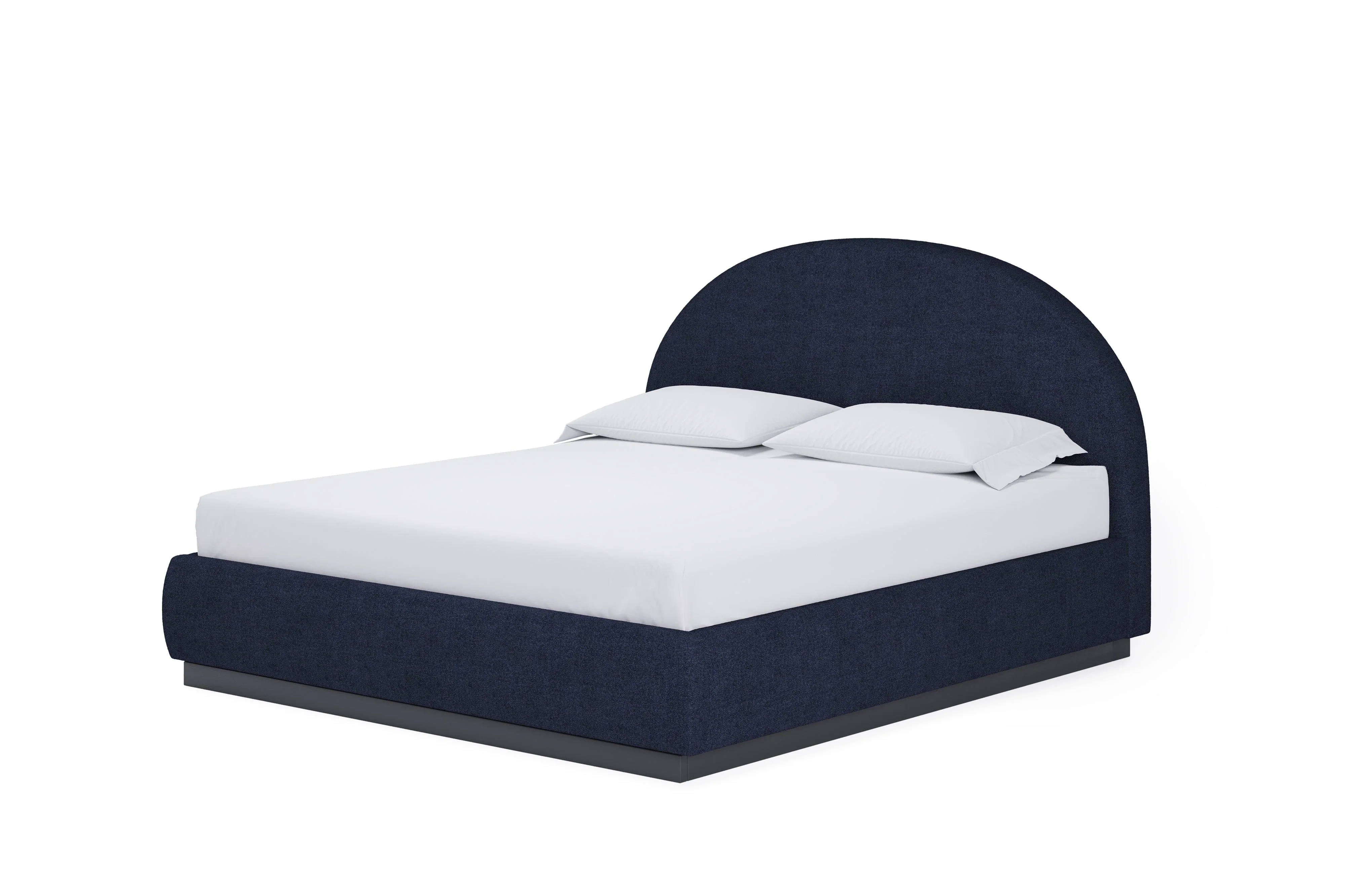 Flex Eastern King Upholstered Bed in Blue Jeans Chenille - Image 6