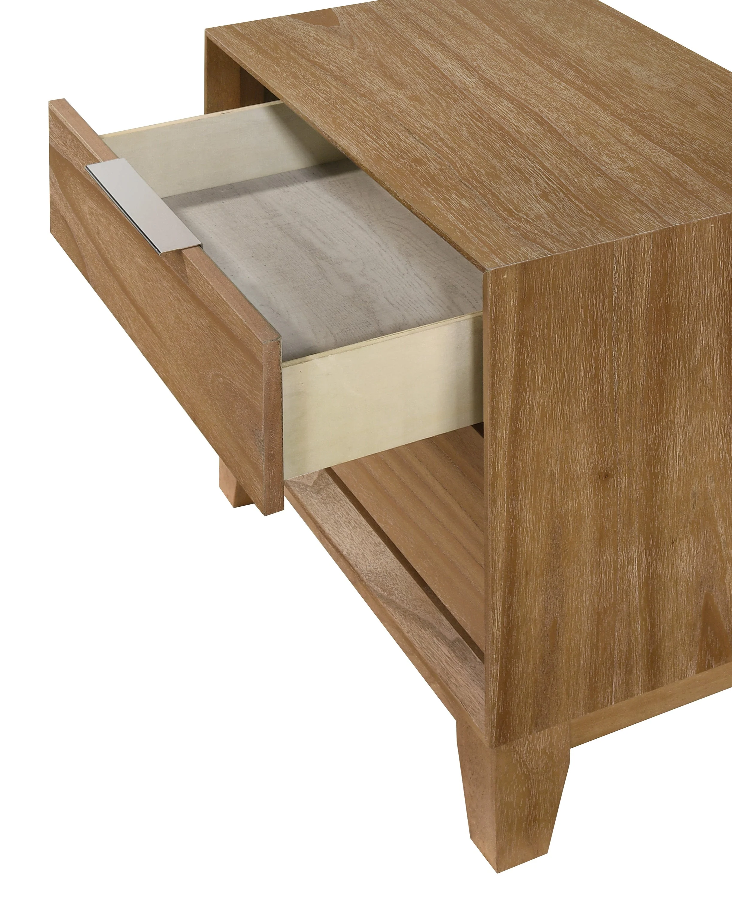 Florian Natural Upholstered Storage Platform Bedroom Set - Image 14