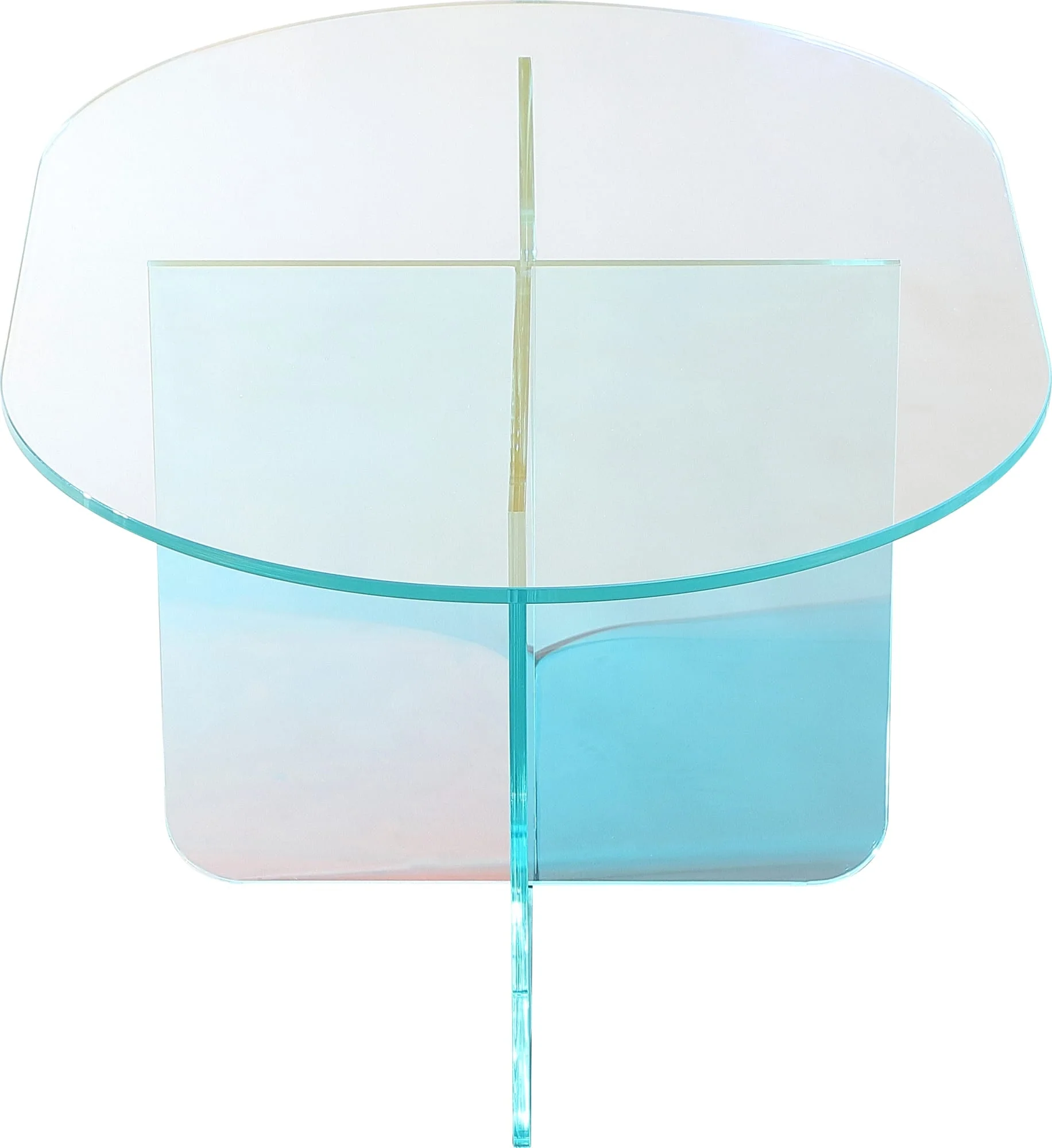 Fomo Iridescent Glass Coffee Table - Image 6