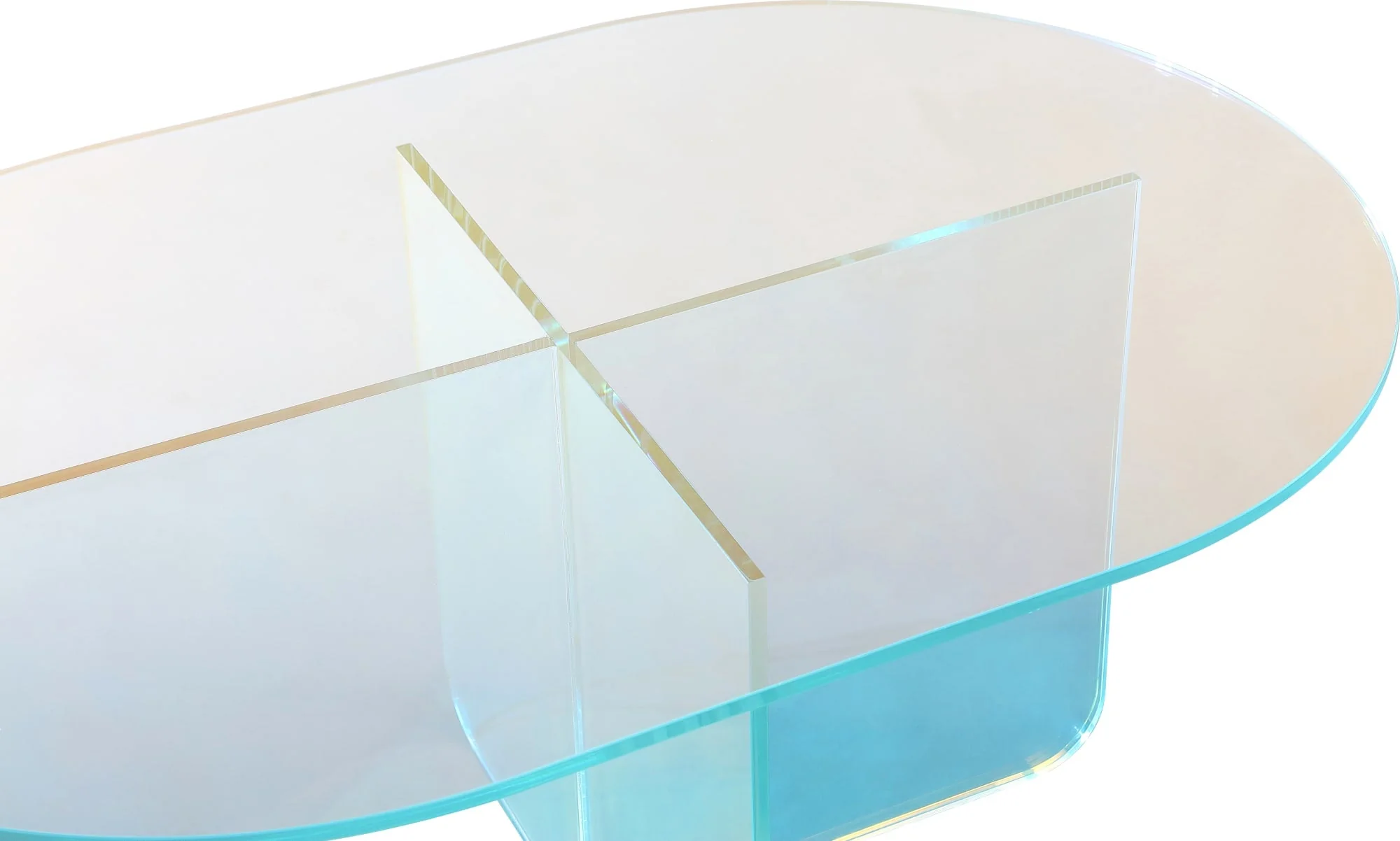 Fomo Iridescent Glass Coffee Table - Image 7