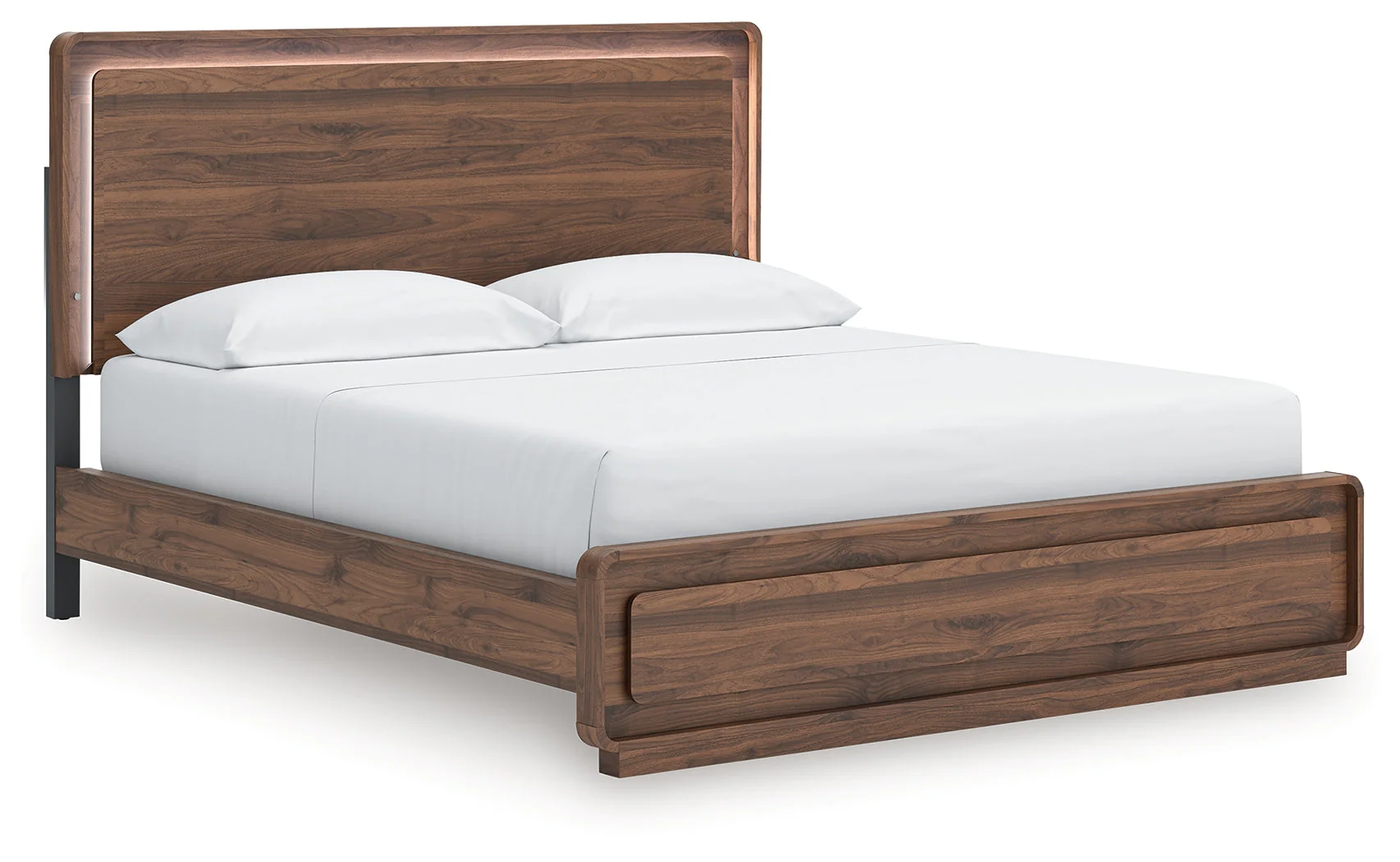 Fortlorn Walnut Brown California King Panel Bed - Image 5
