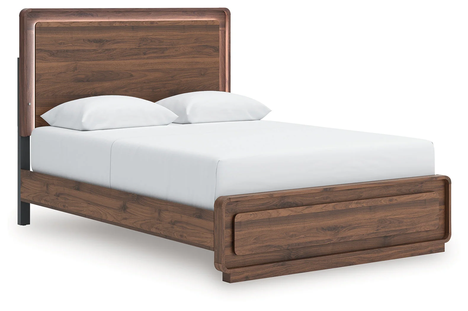 Fortlorn Walnut Brown Queen Panel Bed - Image 5