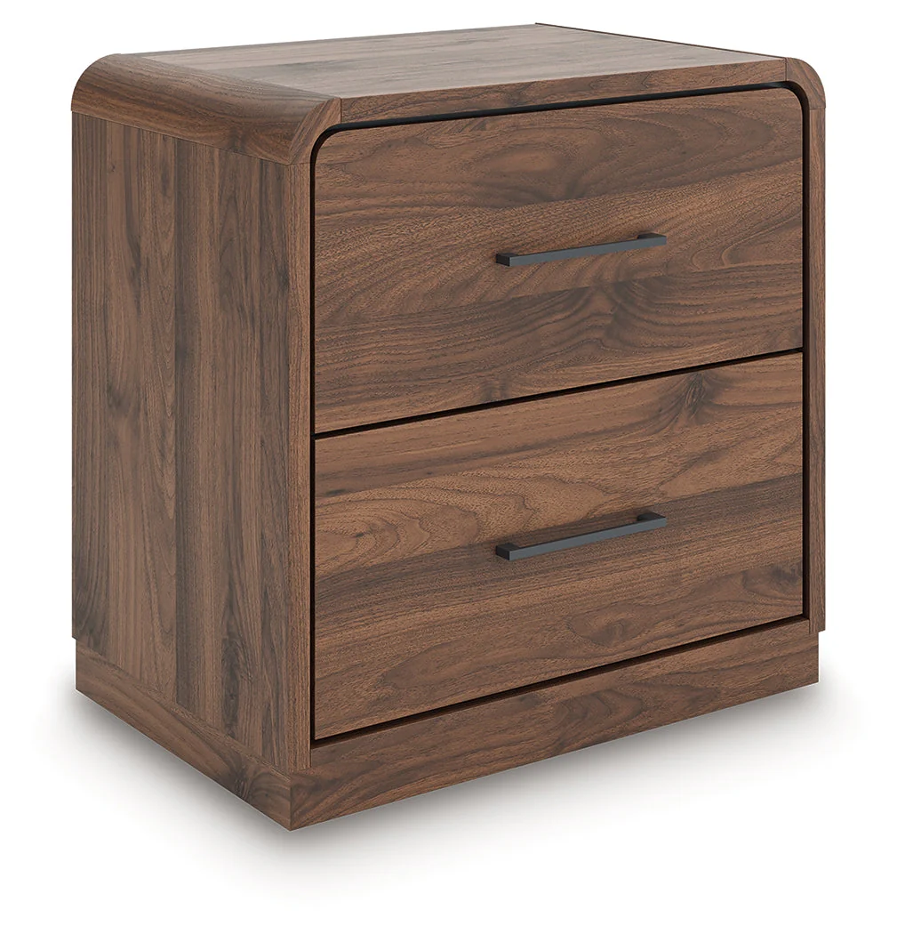 Fortlorn Walnut Brown Queen Panel Bed, Dresser, Mirror and Nightstand - Image 17