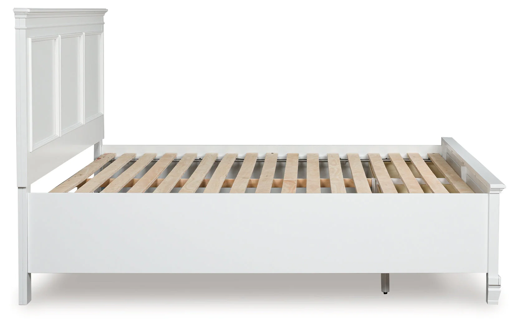 Fortman White King Panel Storage Bed - Image 4
