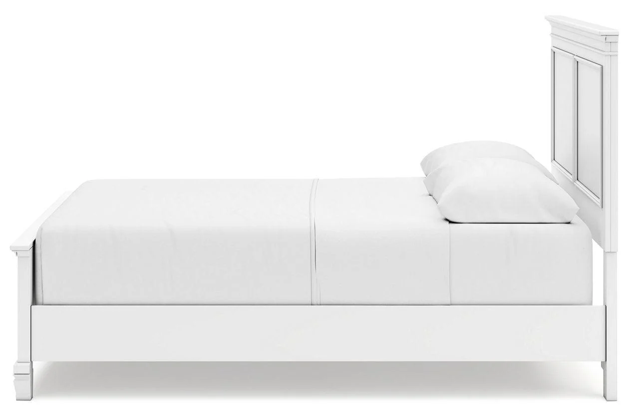 Fortman White Queen Panel Bed - Image 6